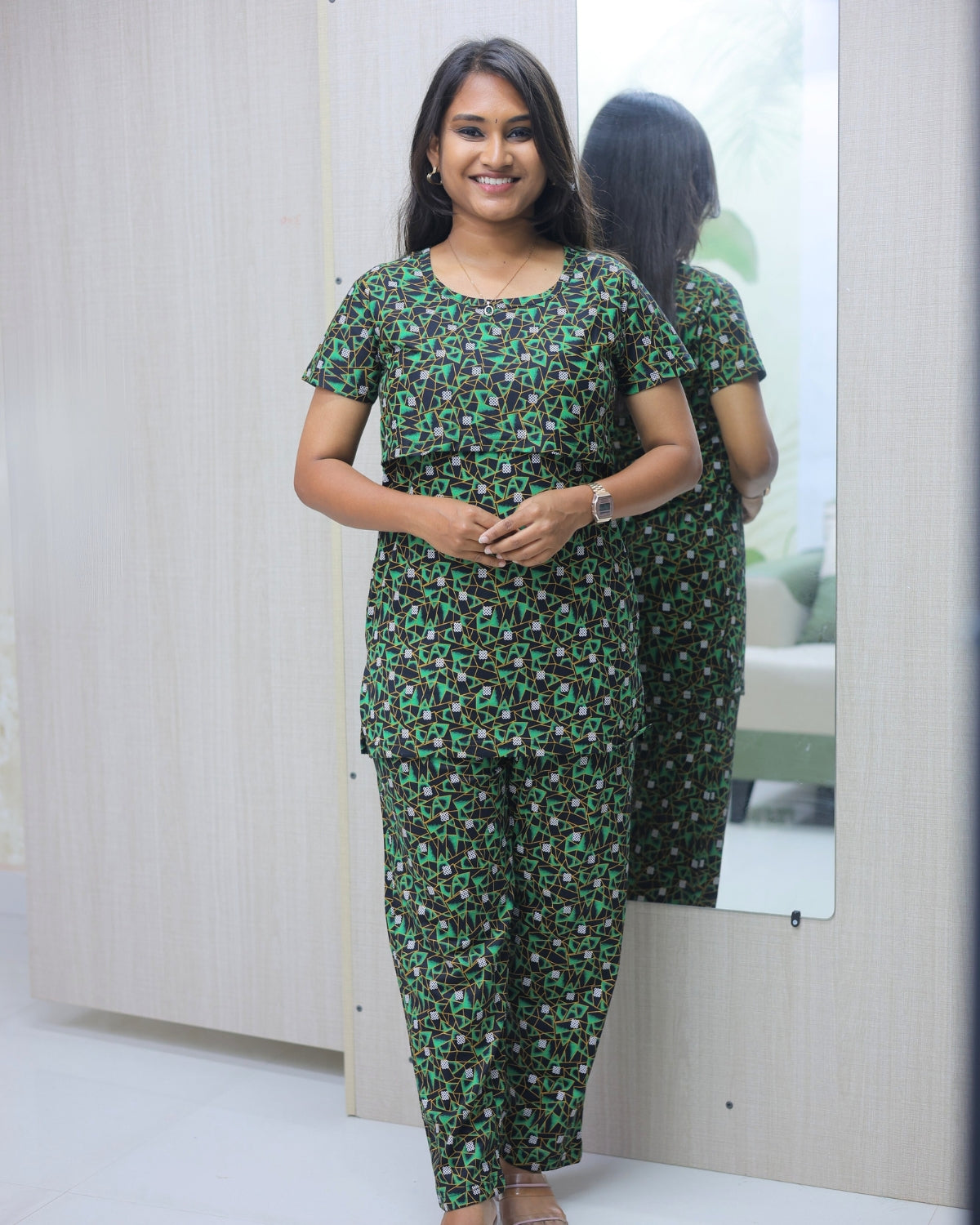 Doria | Zipless Feeding Pant Set