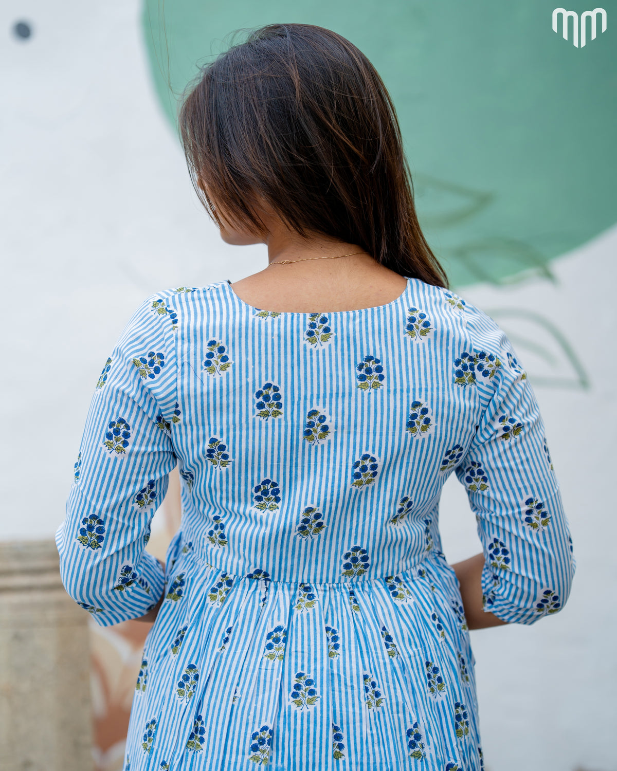 Cornflower Maternity Peplum Co-ord Set