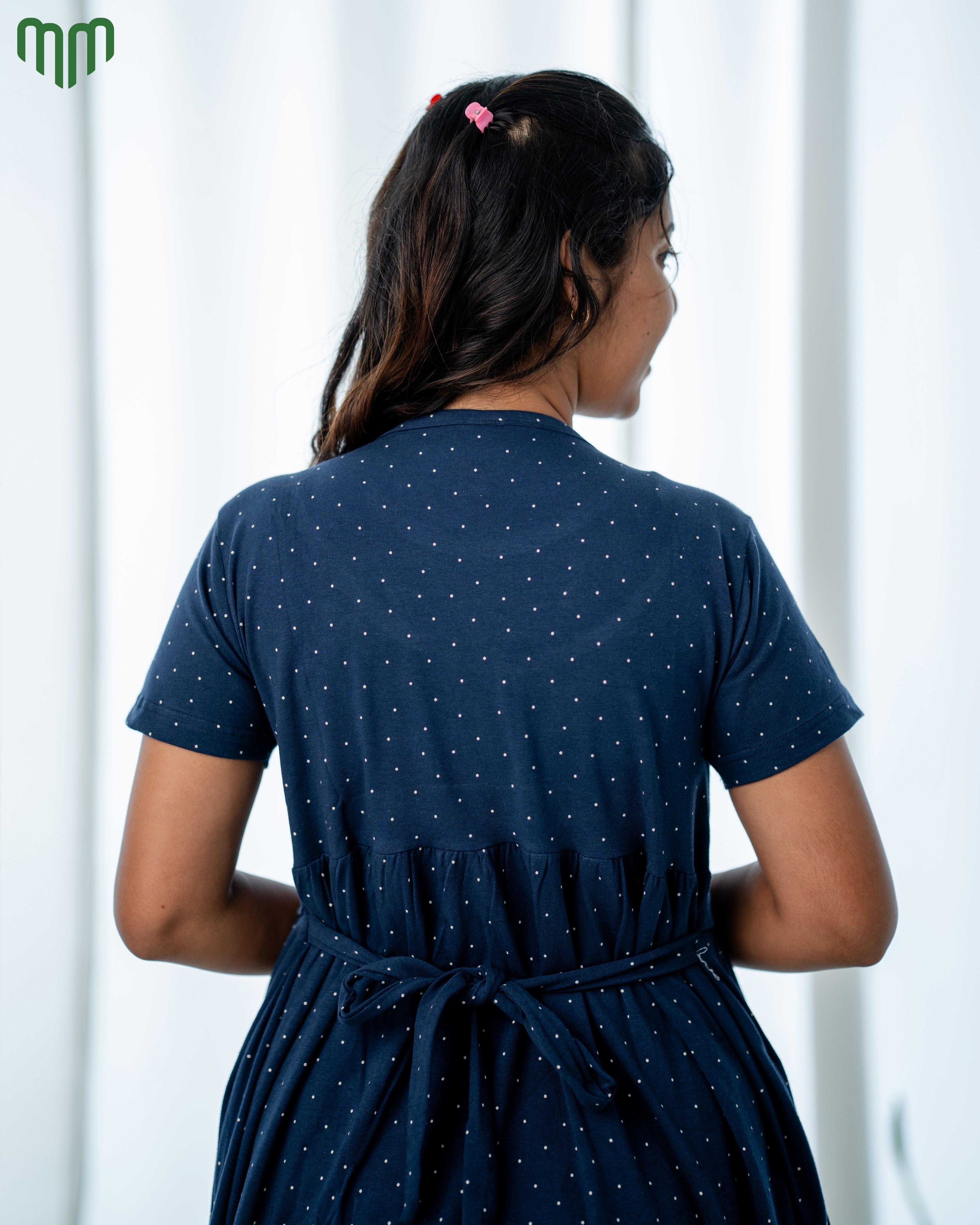 Tiny Dots Zipless Maternity Loungewear – Full Length