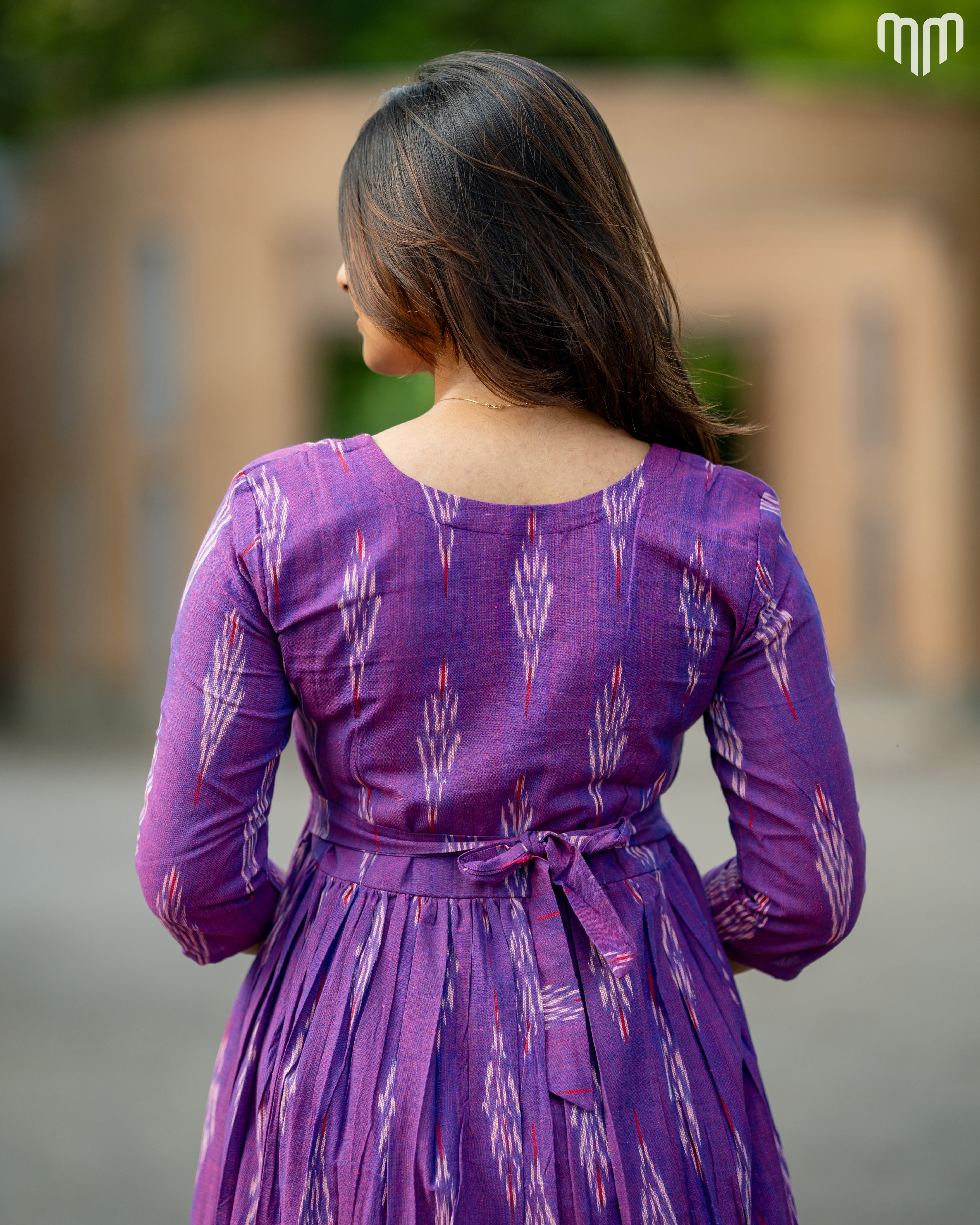 Ikkat Maternity Maxi