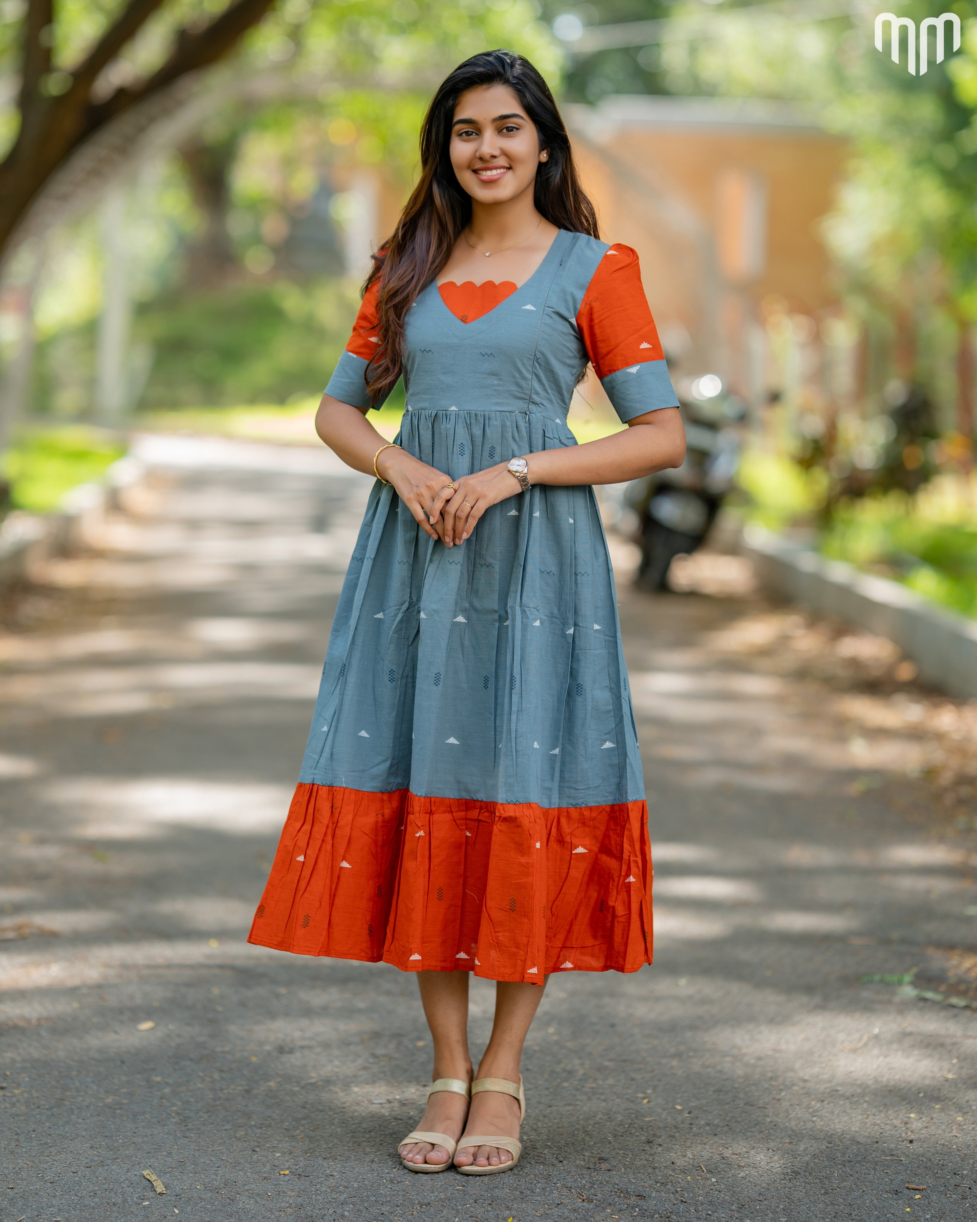 Diya Handloom Cotton Maternity Maxi