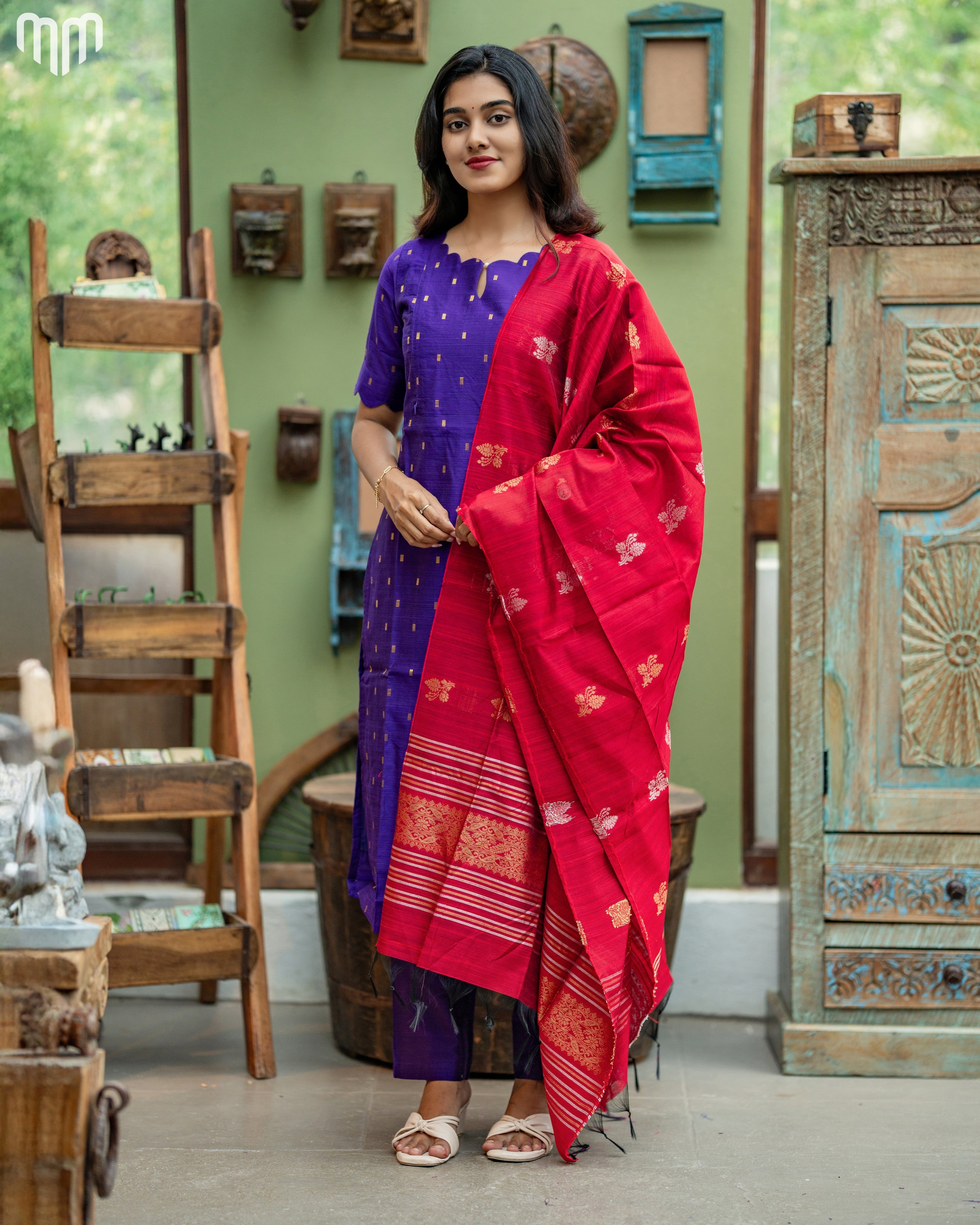 Durga_V4 Maternity Kurti Set