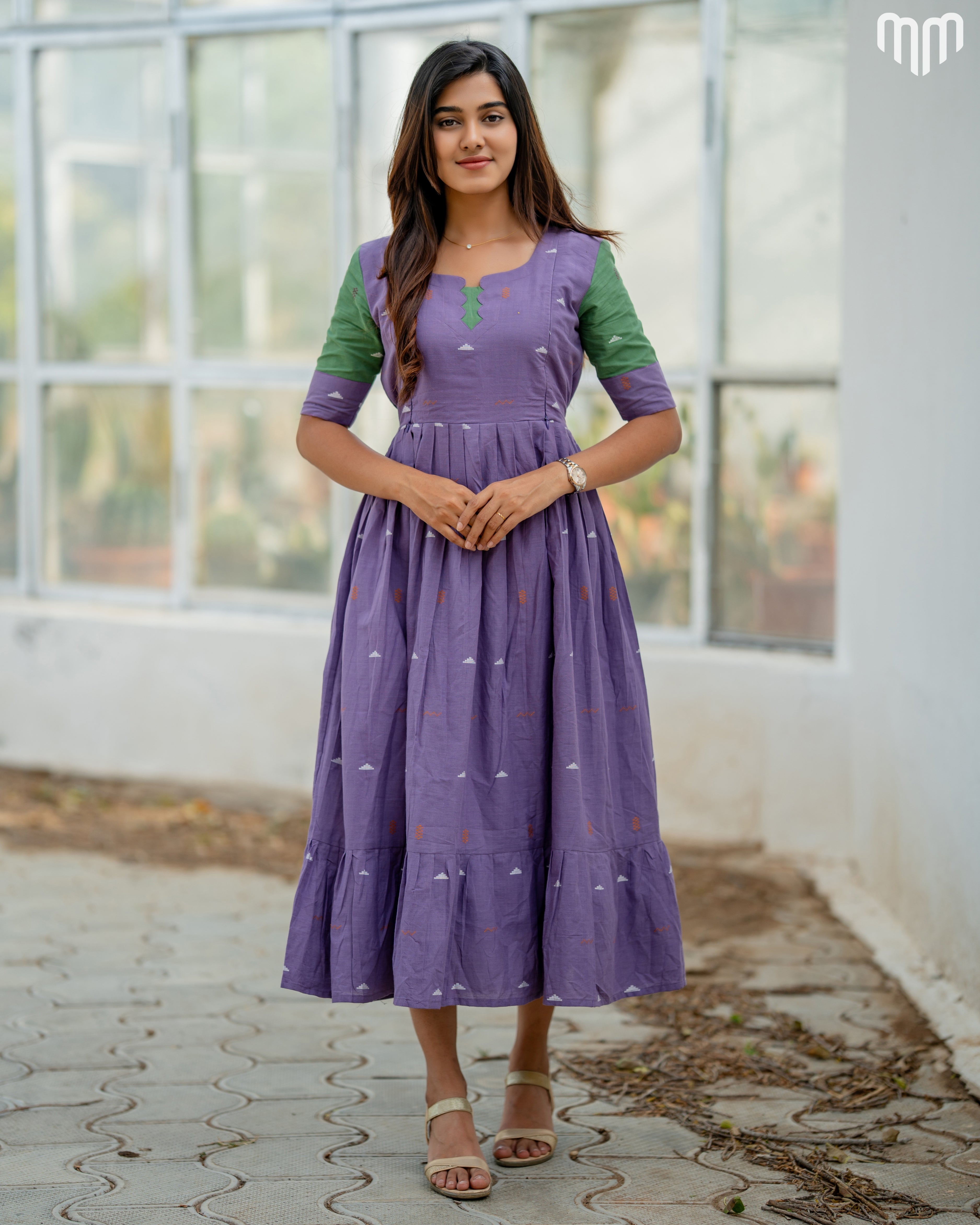 Shrizal Handloom Cotton Maternity Maxi