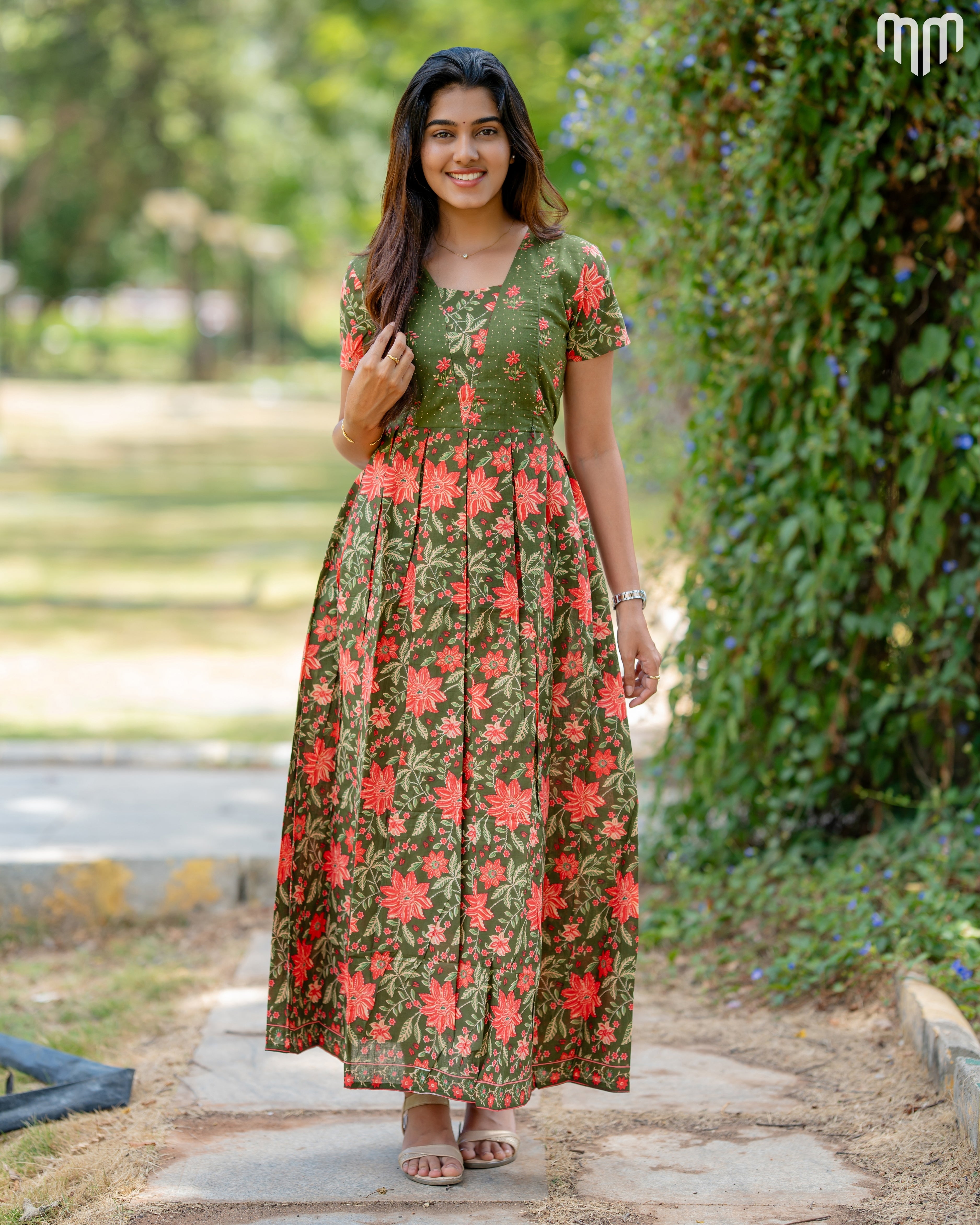 Chinmayi_V2 Maternity Cotton Maxi Nighty