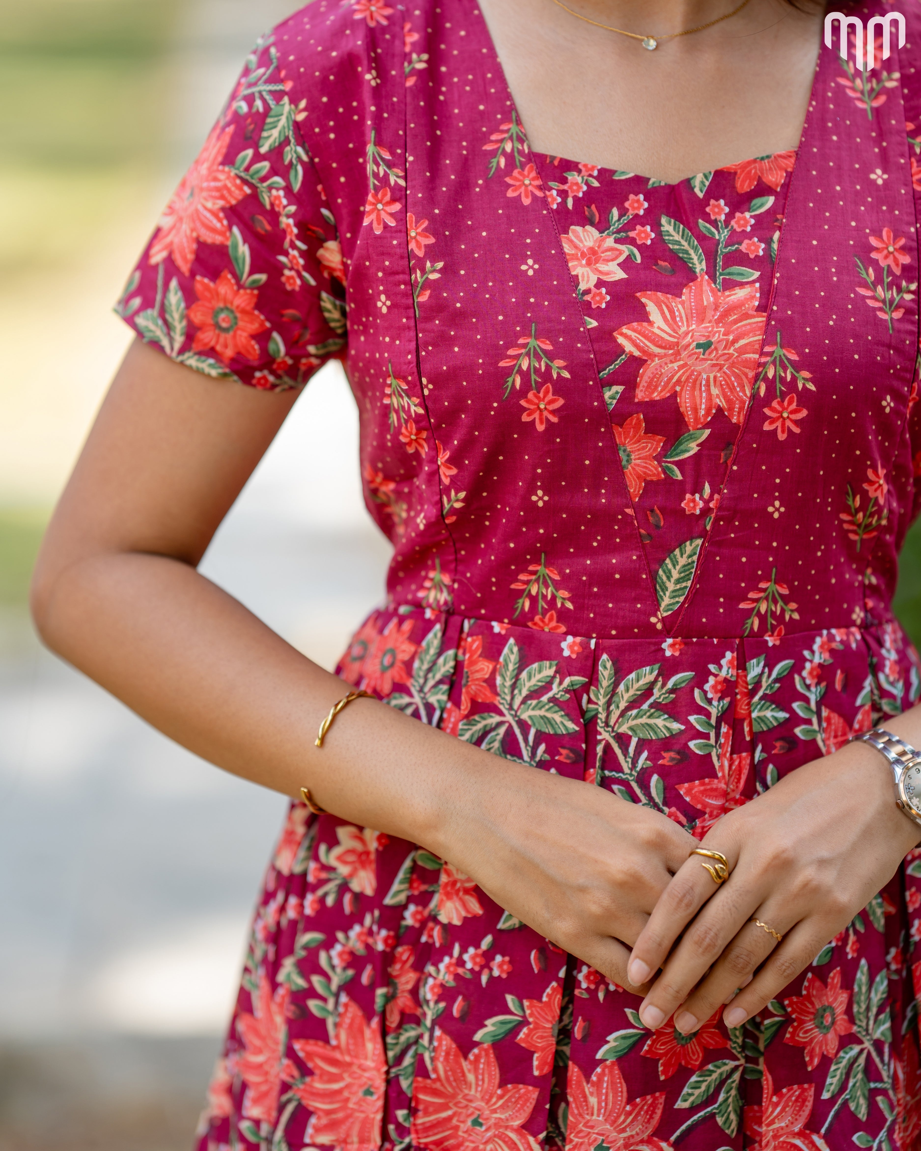 Chinmayi_V1 Maternity Cotton Maxi Nighty
