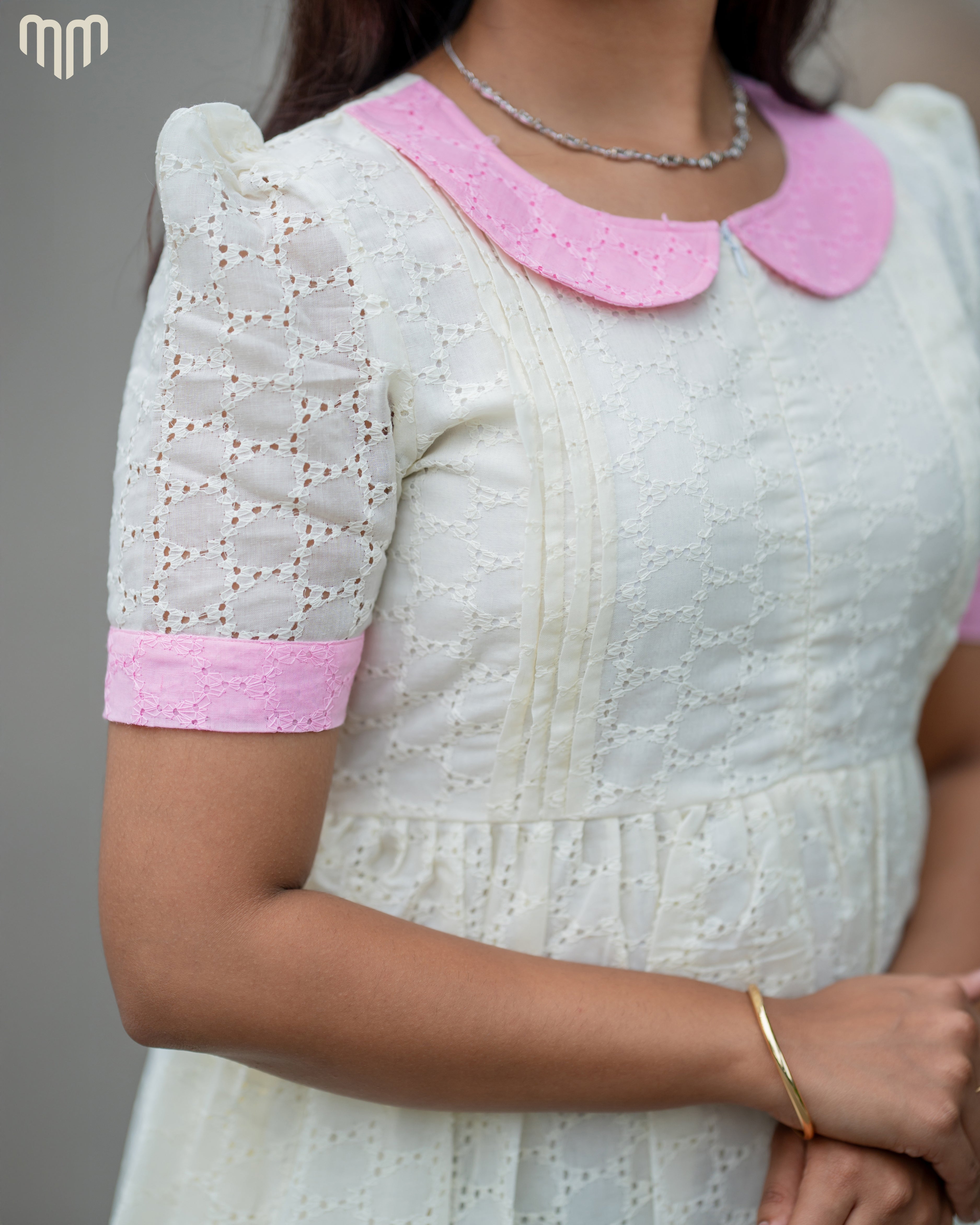 Creamy Hakoba Maternity Maxi