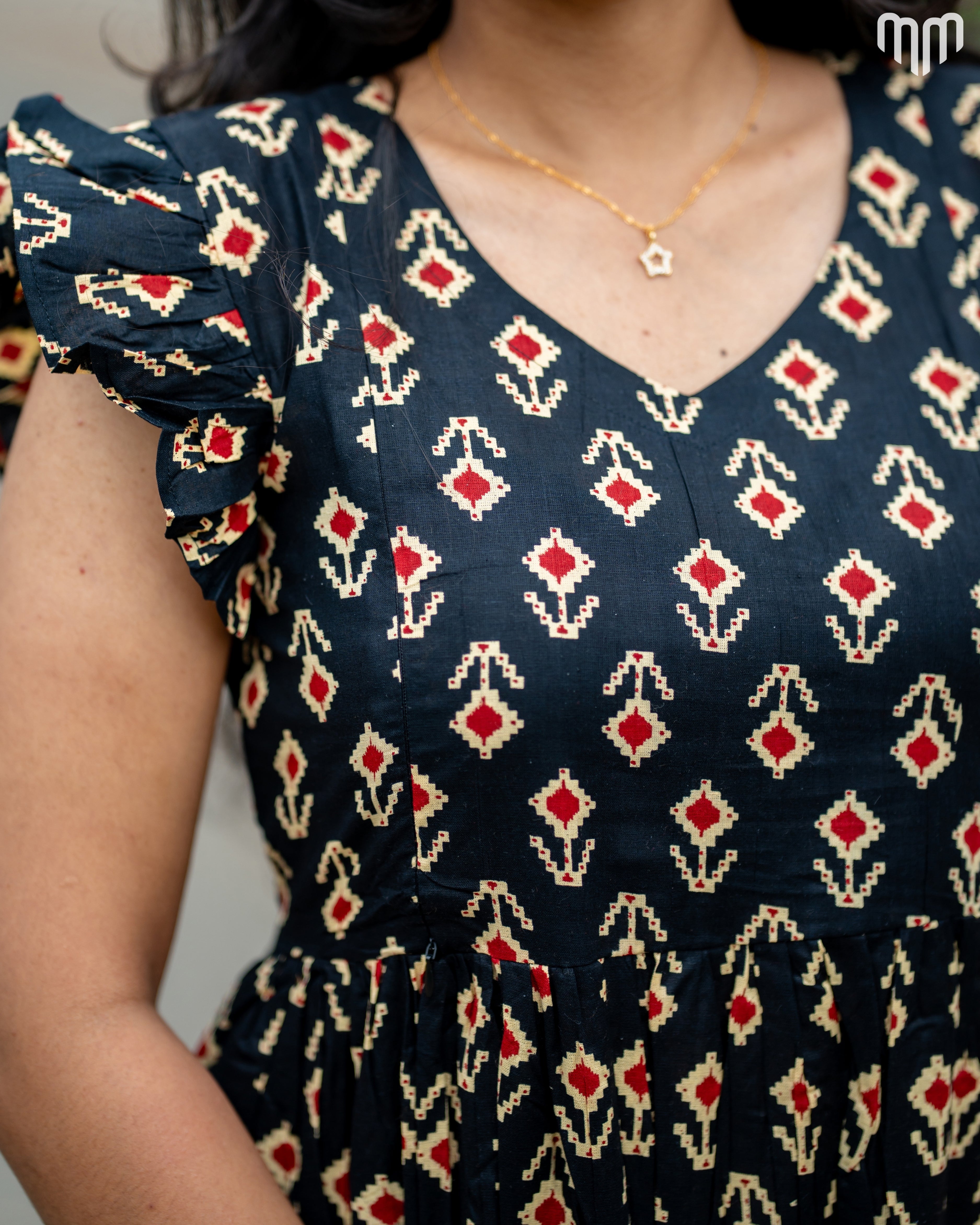 Mullai_V1 Maternity Maxi