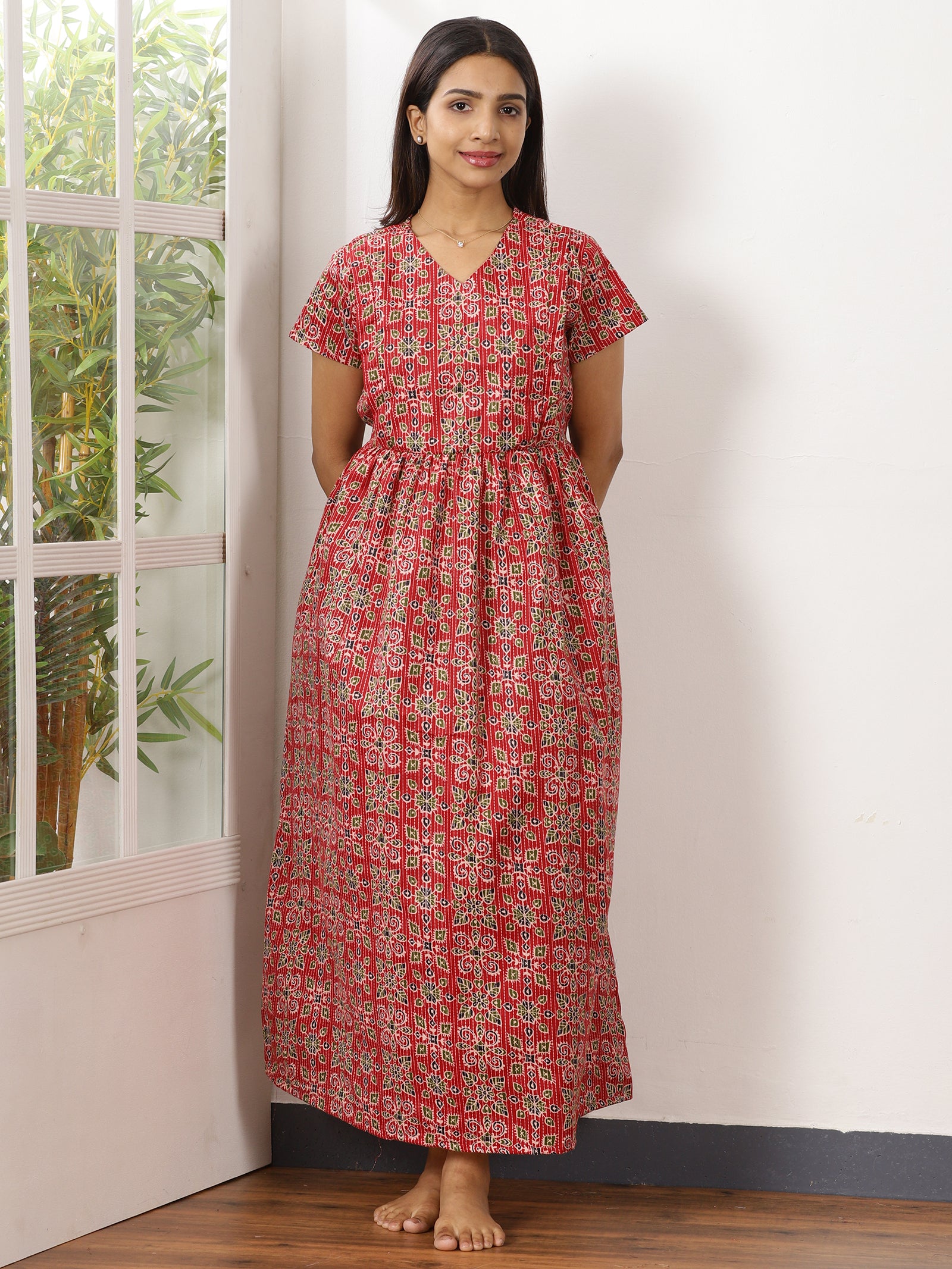 Kantha_V4 Feeding Night Maxi