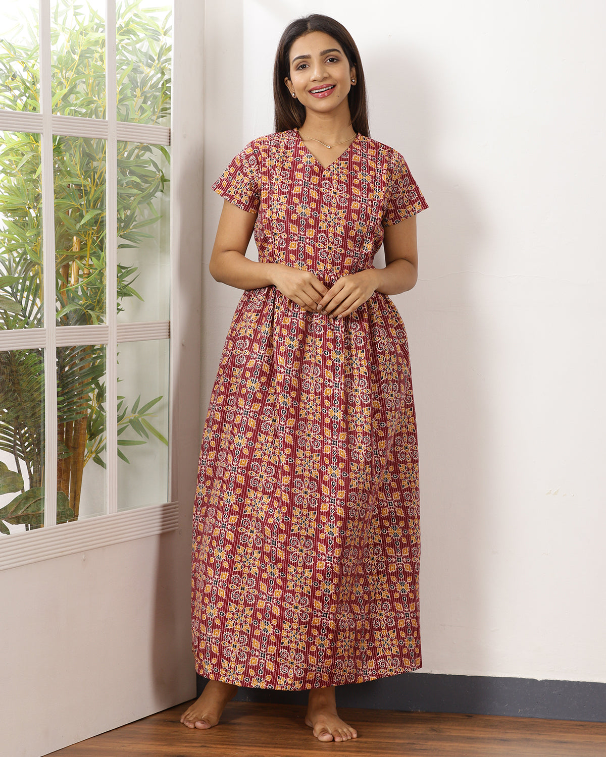 Kantha_V1 Feeding Night Maxi