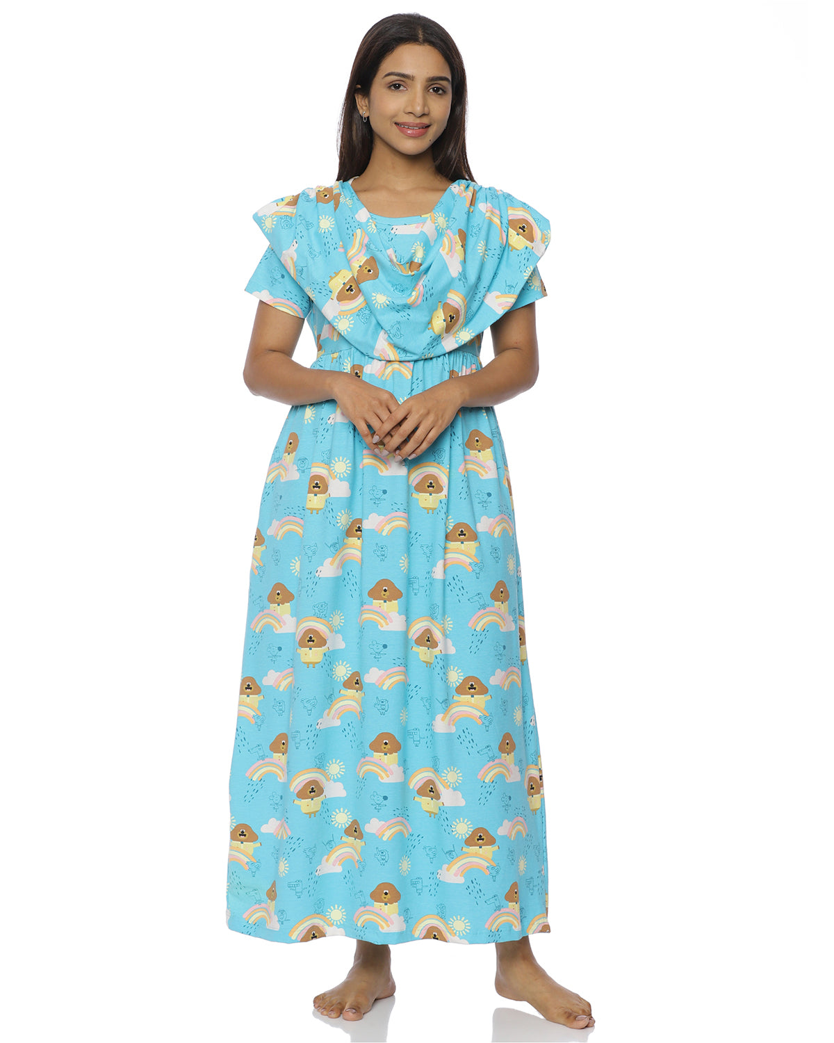 Shawl Style_V10 Casual Loungewear - Full Length