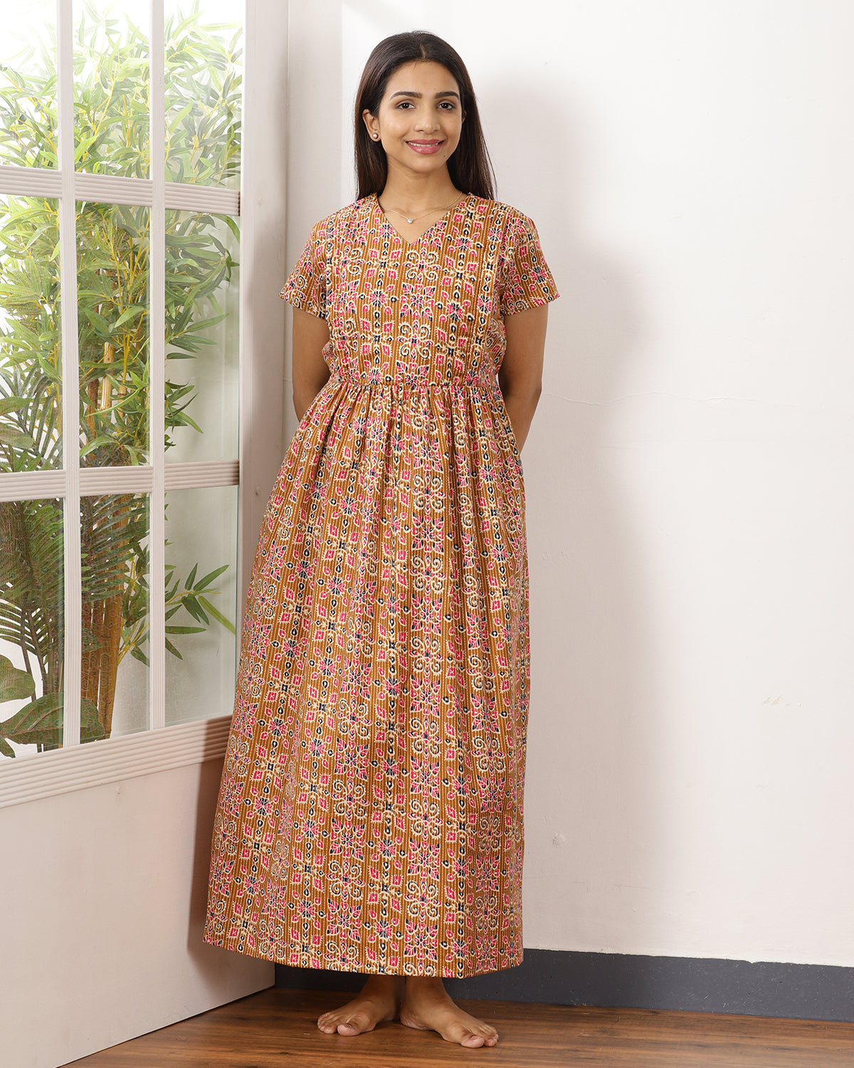 Kantha_V3 Feeding Night Maxi