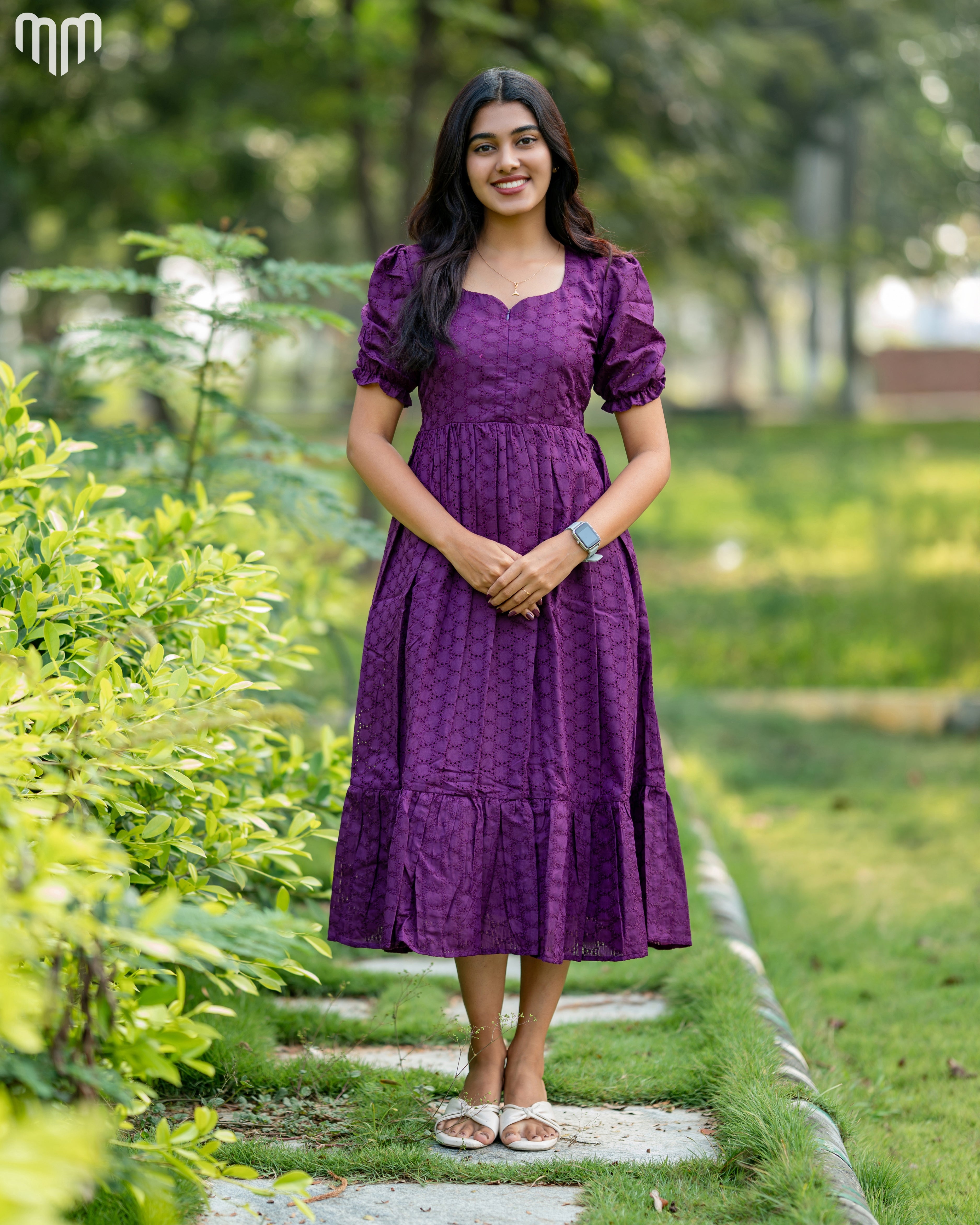 Wine Hakoba Maternity Maxi