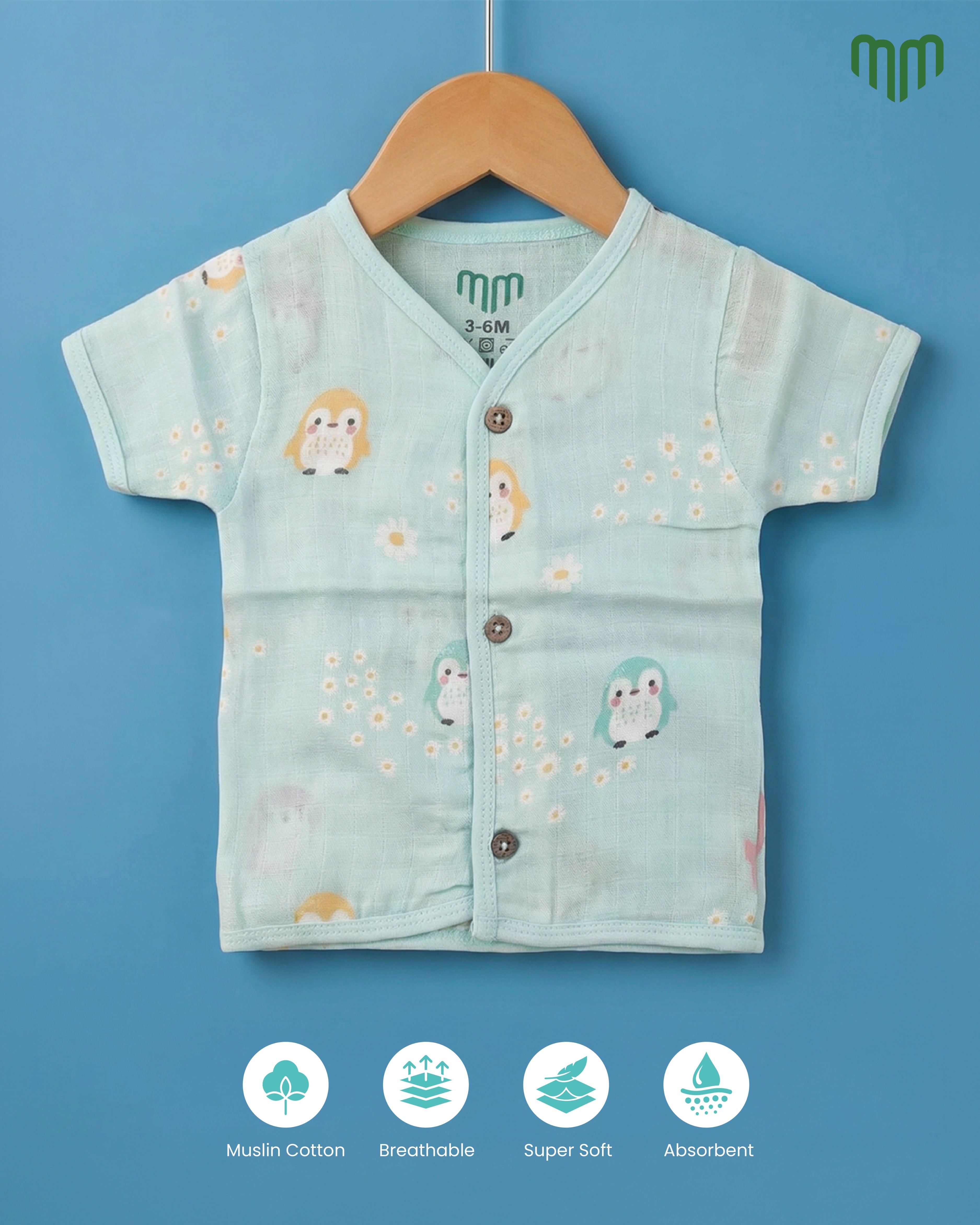 Little Birds Muslin Co-ord set