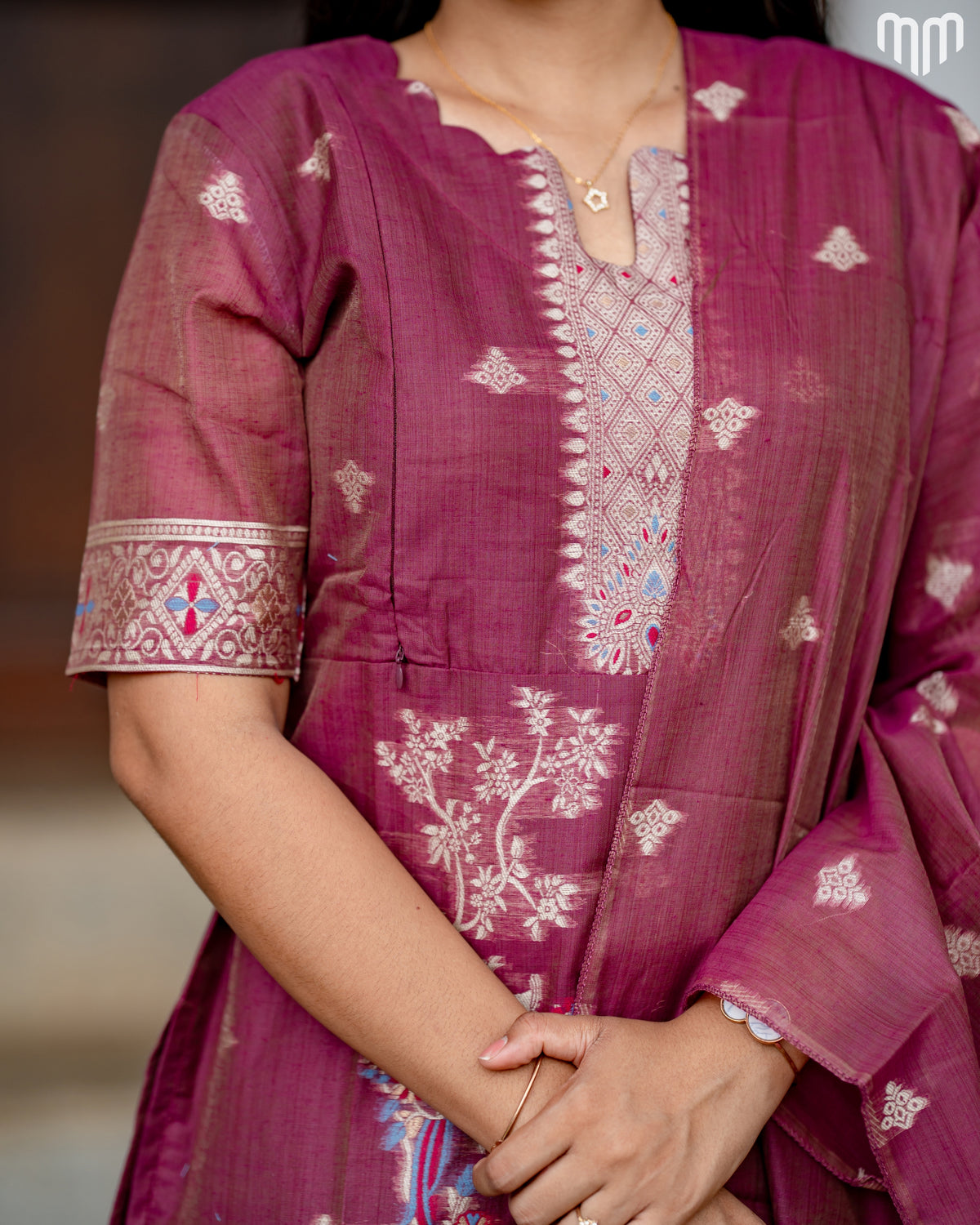 Namrata Designer Maternity Kurti Set with top cotton lining
