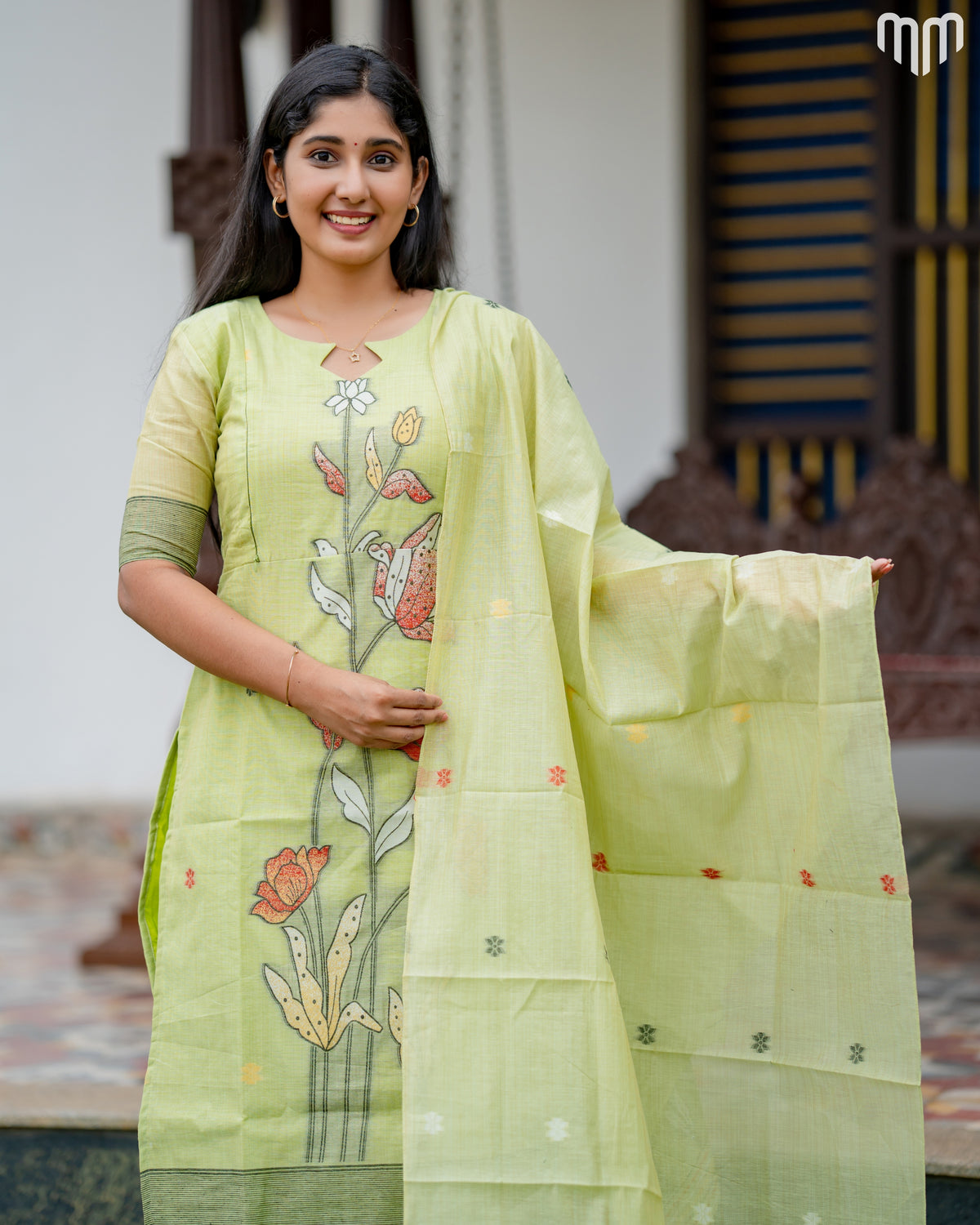Kritika Maternity Kurti Set with top cotton lining