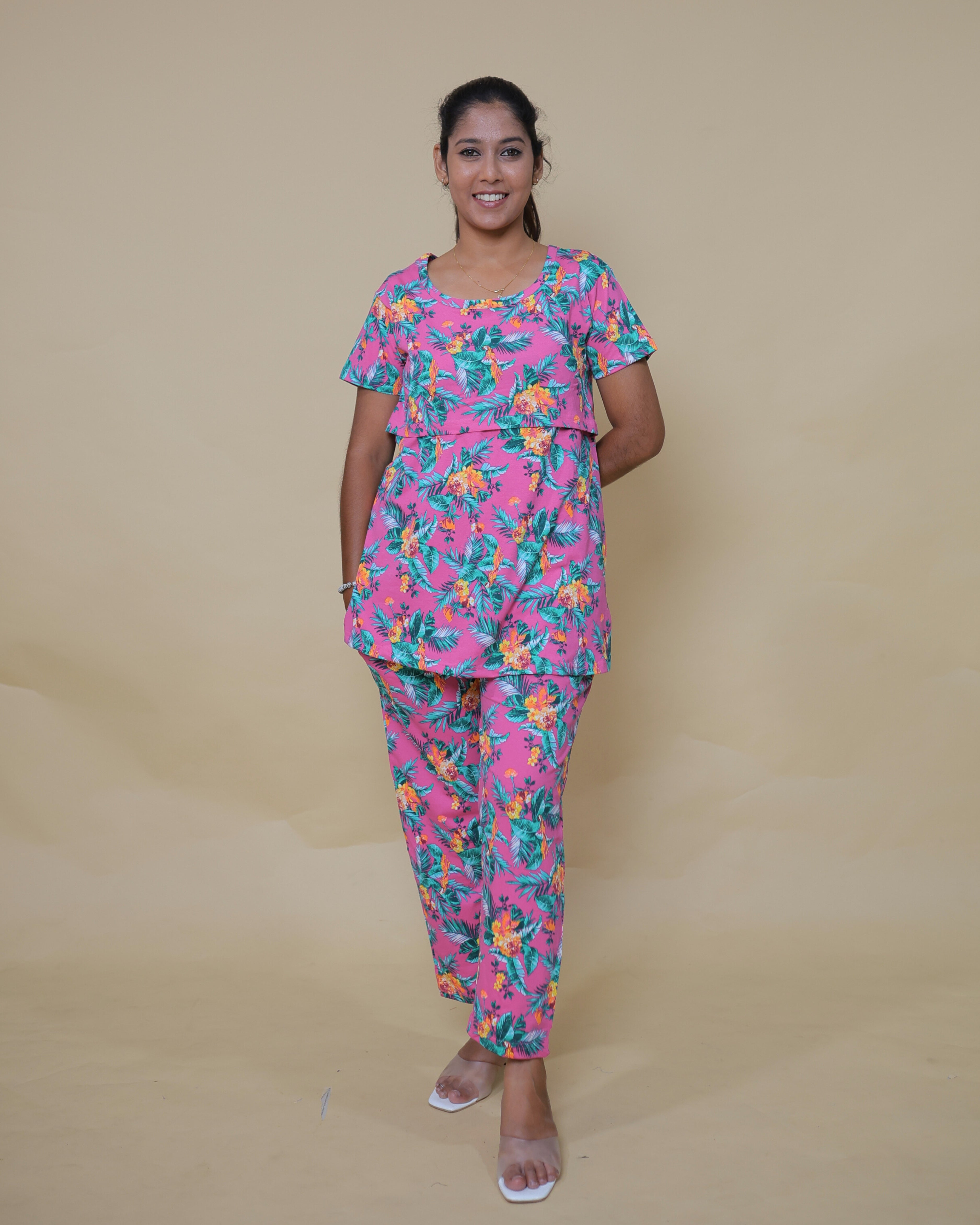 Aisha Zipless Feeding Pant Set