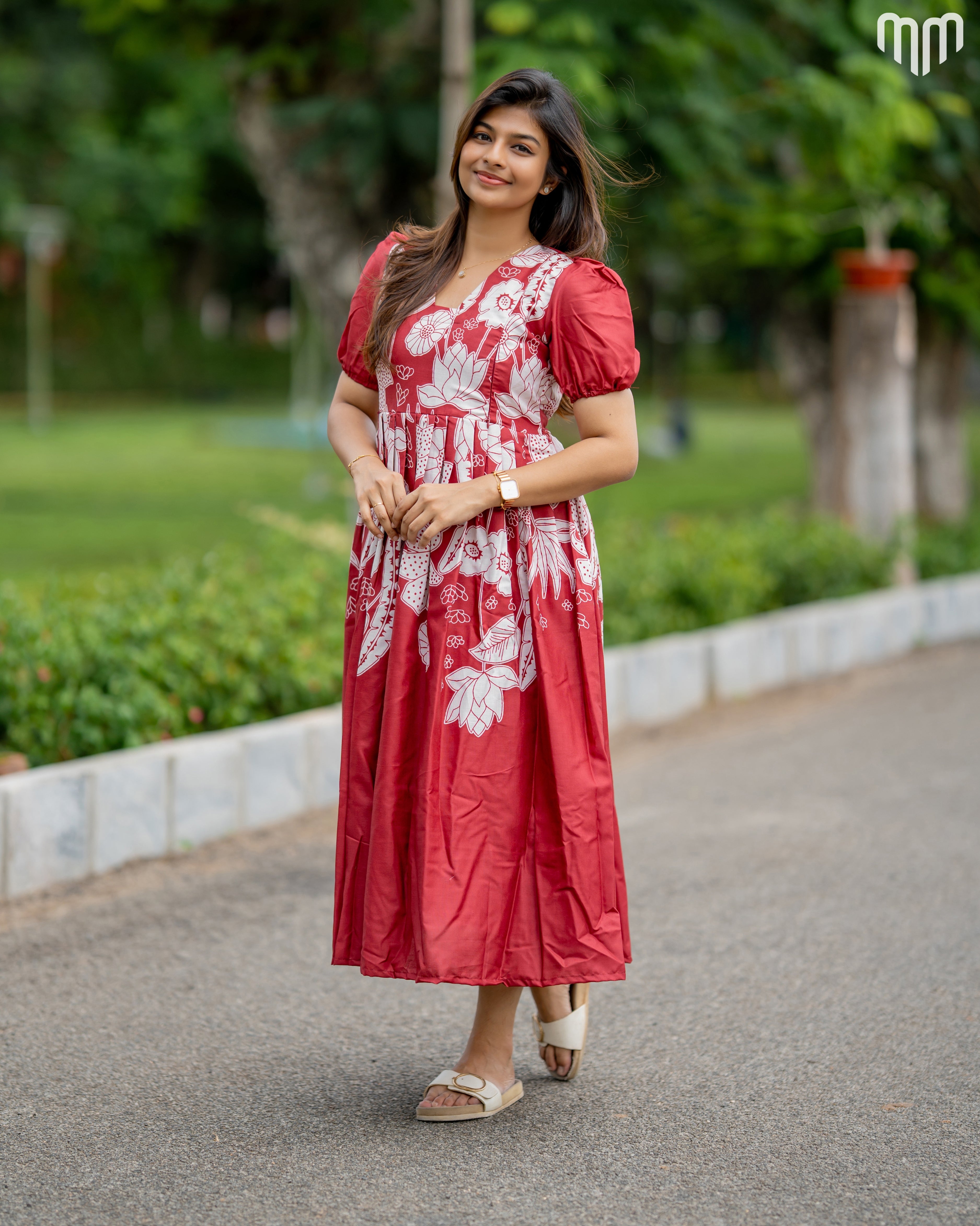 Aruvi Cotton Maternity Maxi