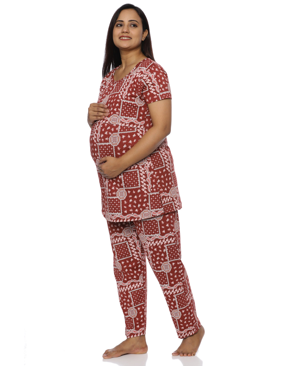 Kashvi Zipless Feeding Pant Set