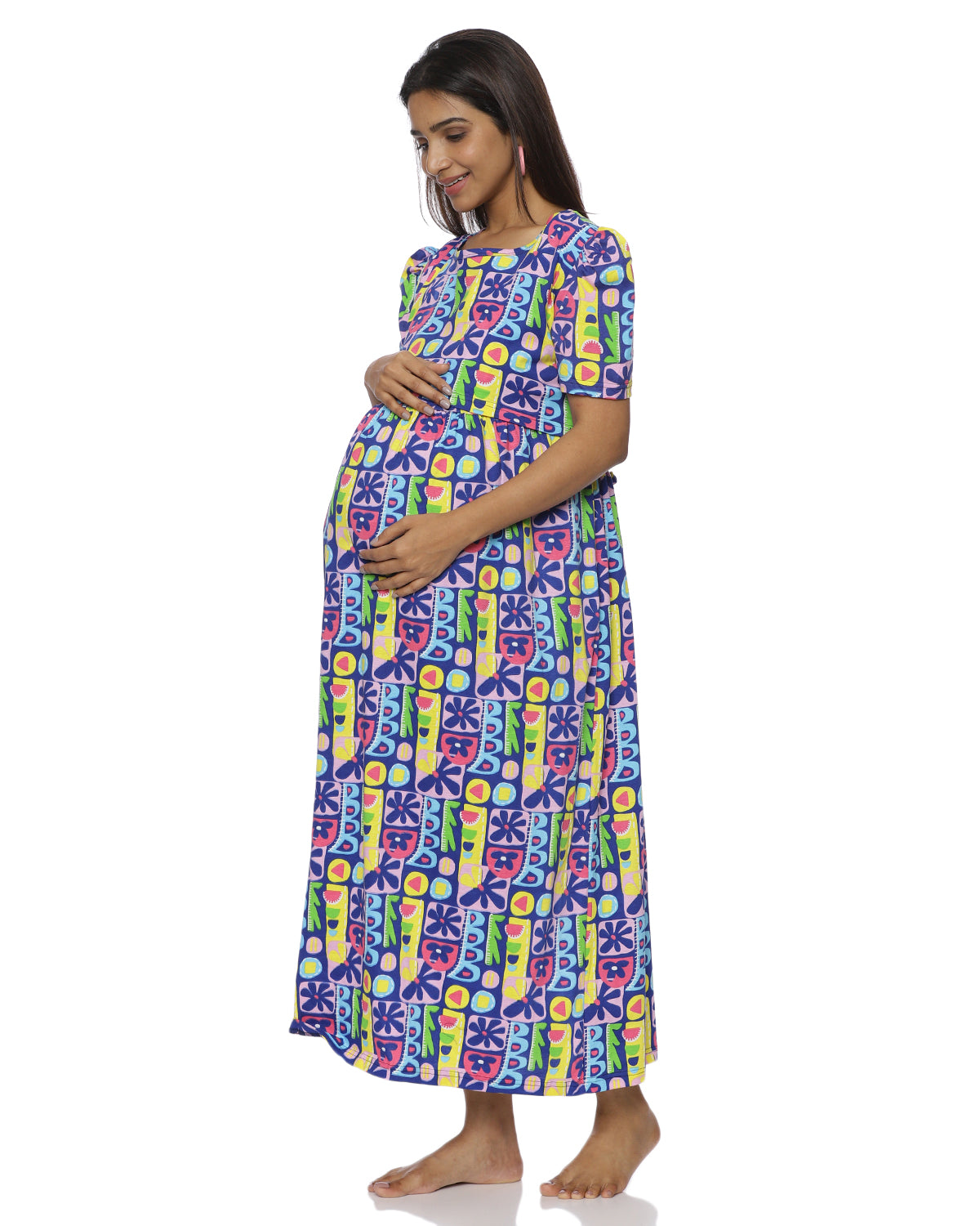 Qishen Zipless Maternity Loungewear ā Full Length