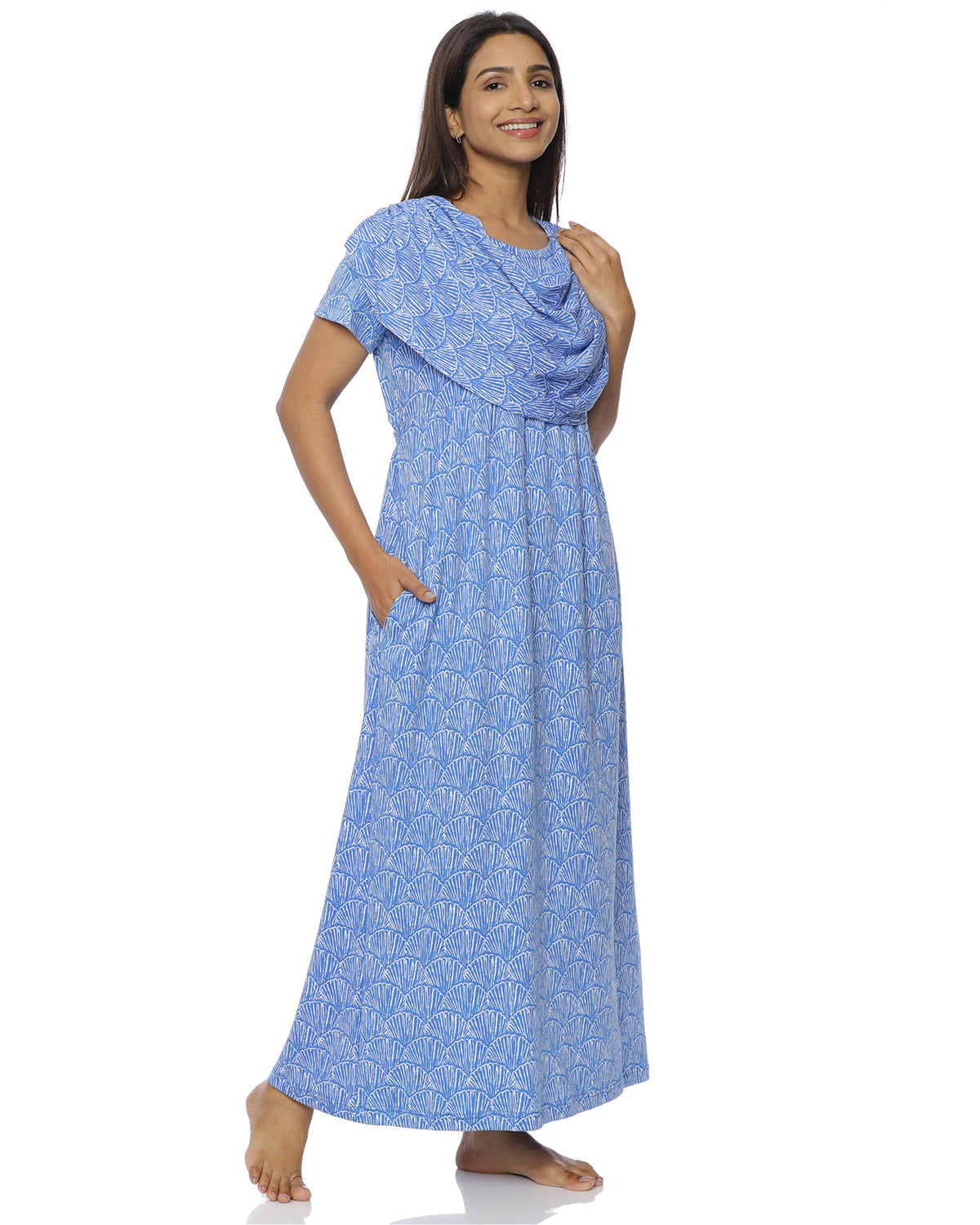 Shawl Style_V7 Casual Loungewear - Full Length