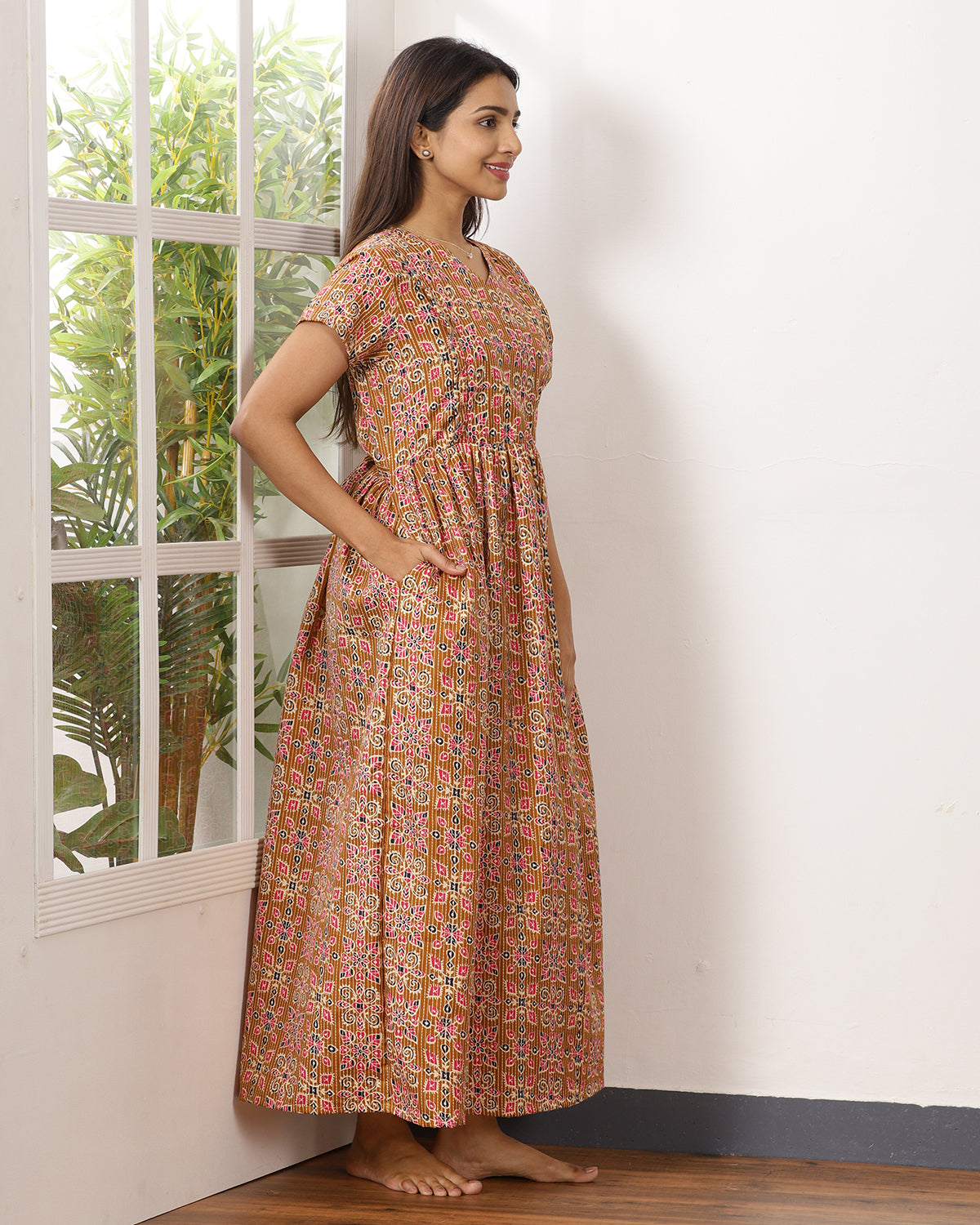 Kantha_V3 Feeding Night Maxi