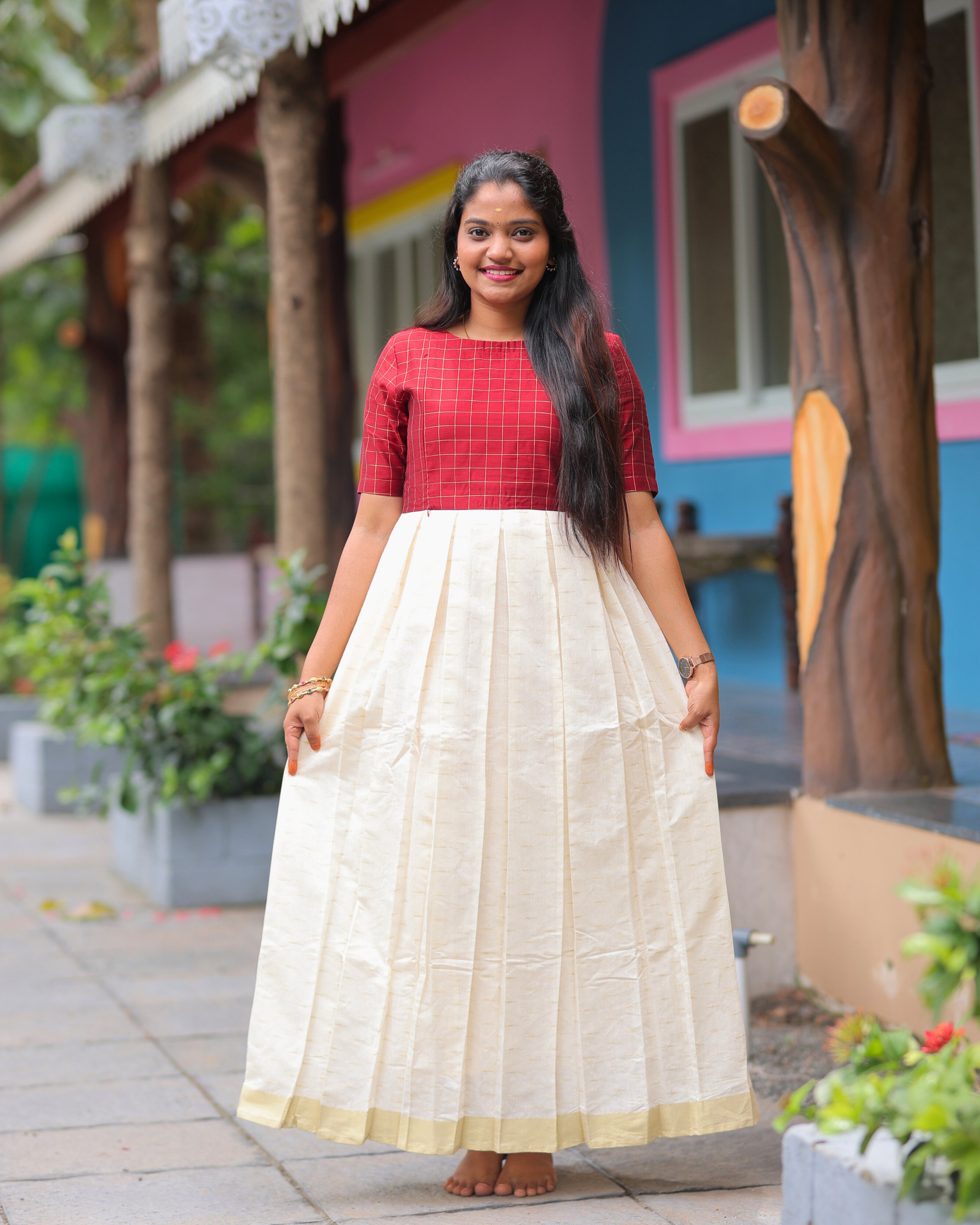 Onam_S1 Maternity Maxi