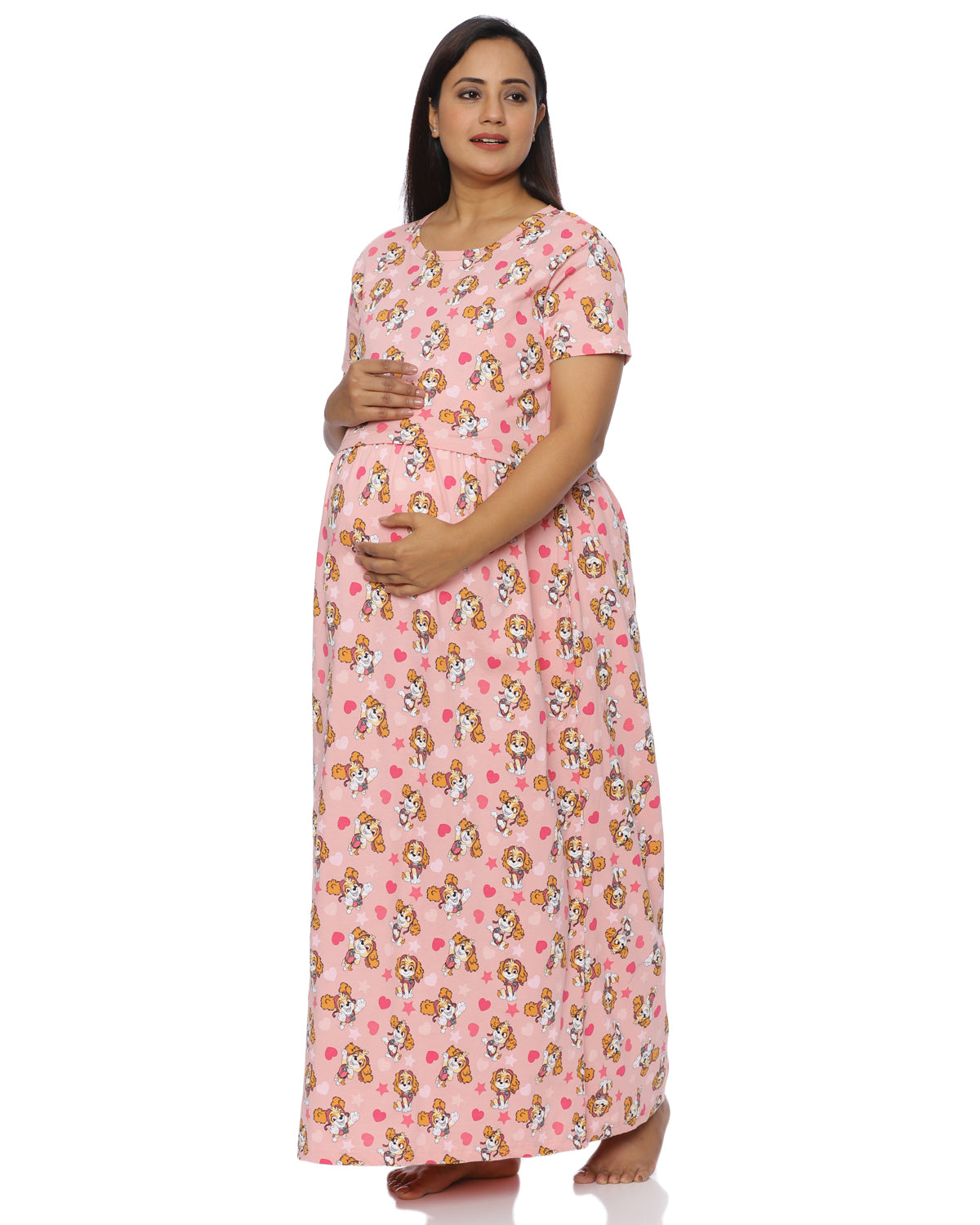 Puppy Zipless Maternity Loungewear – Full Length