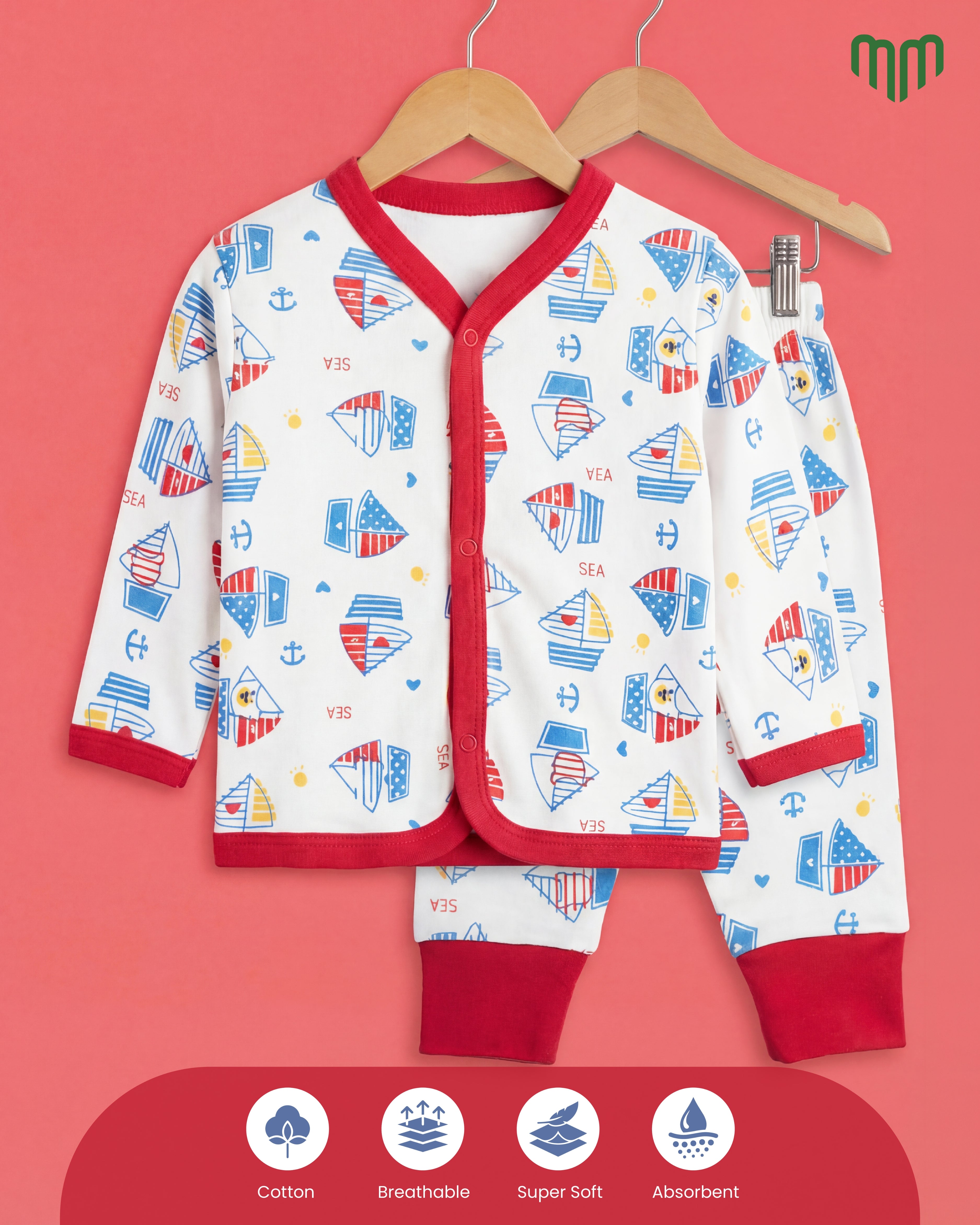 Little Boat Night Sleep Suit