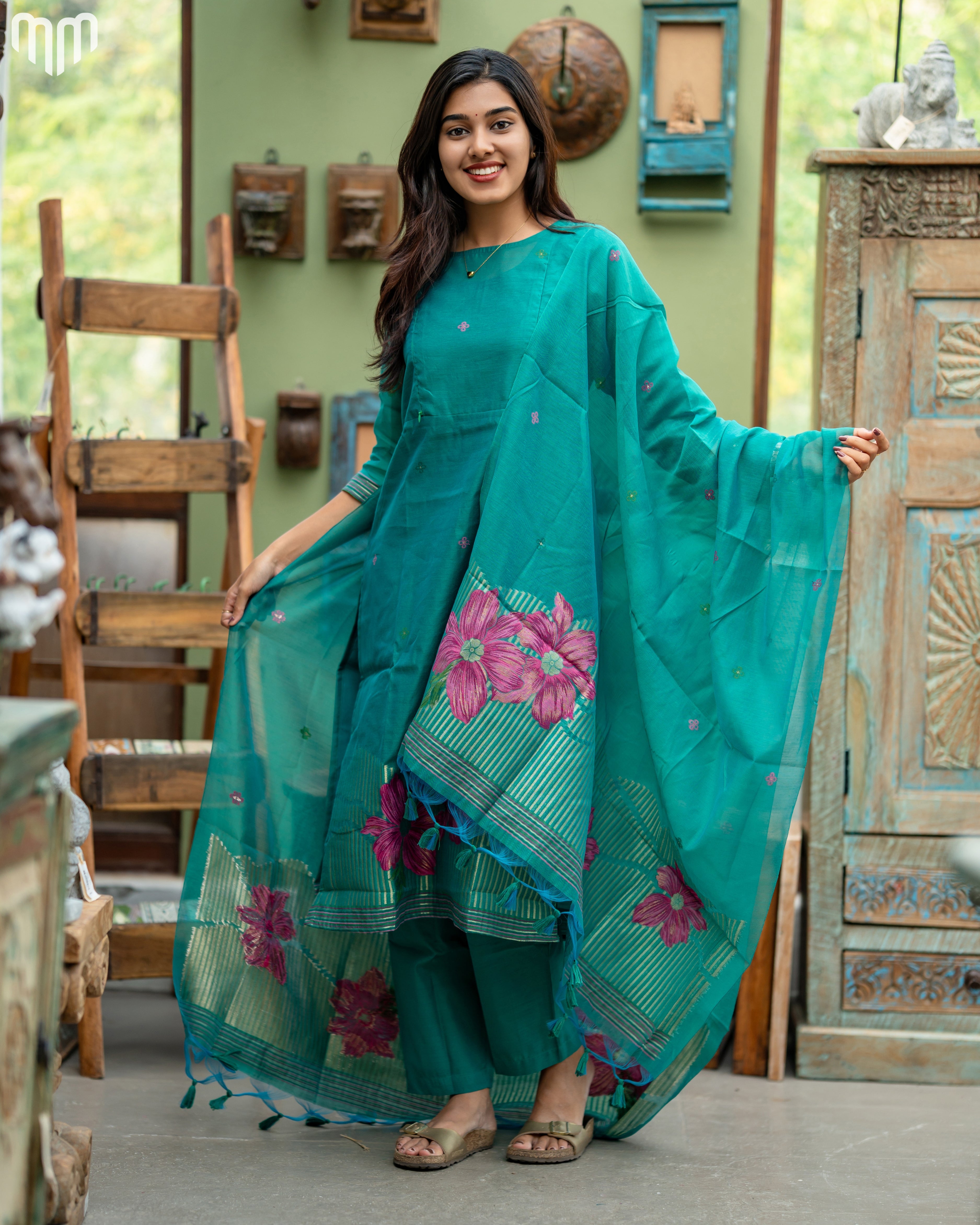 Charulatha_V1 Maternity Kurti Set