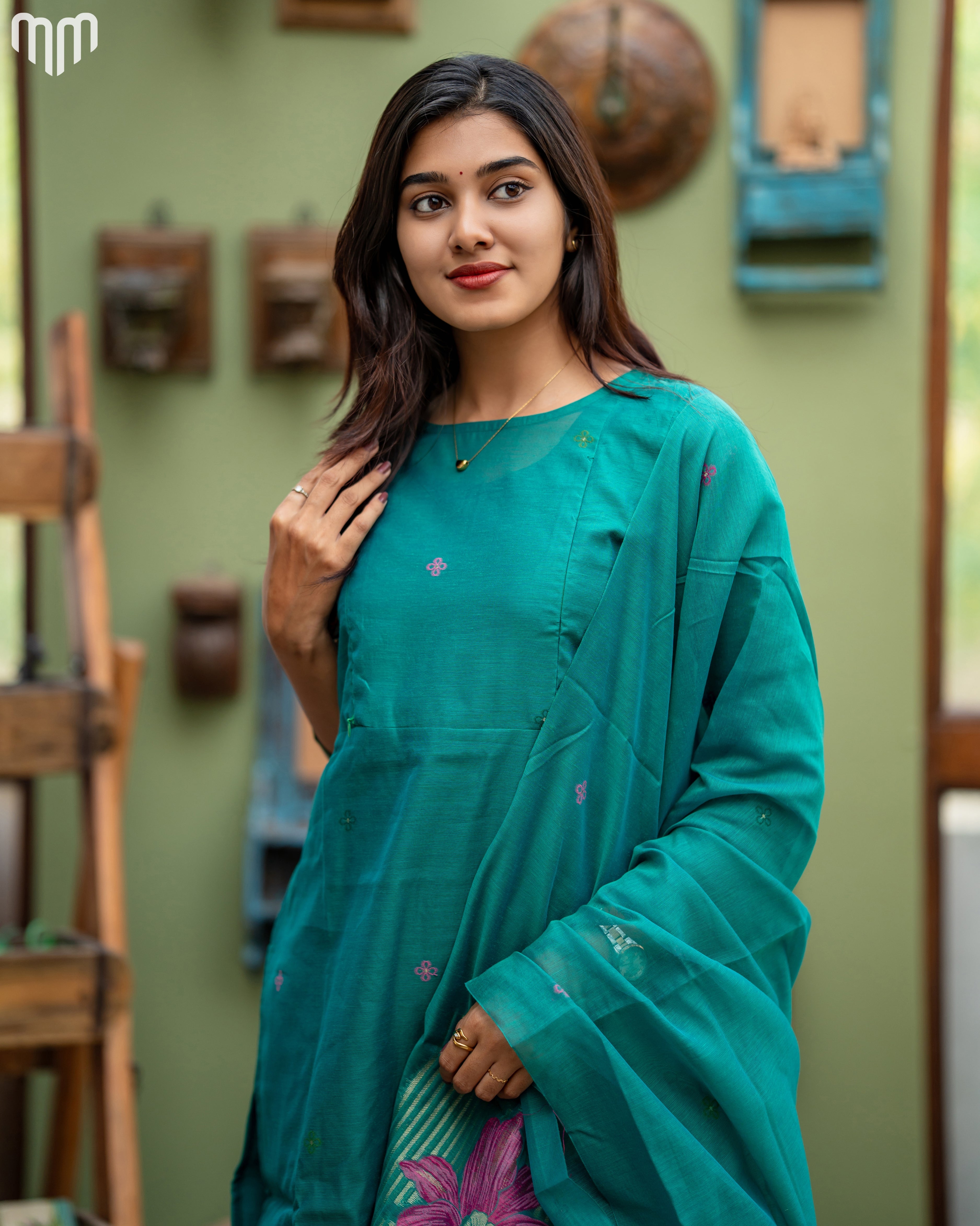 Charulatha_V1 Maternity Kurti Set