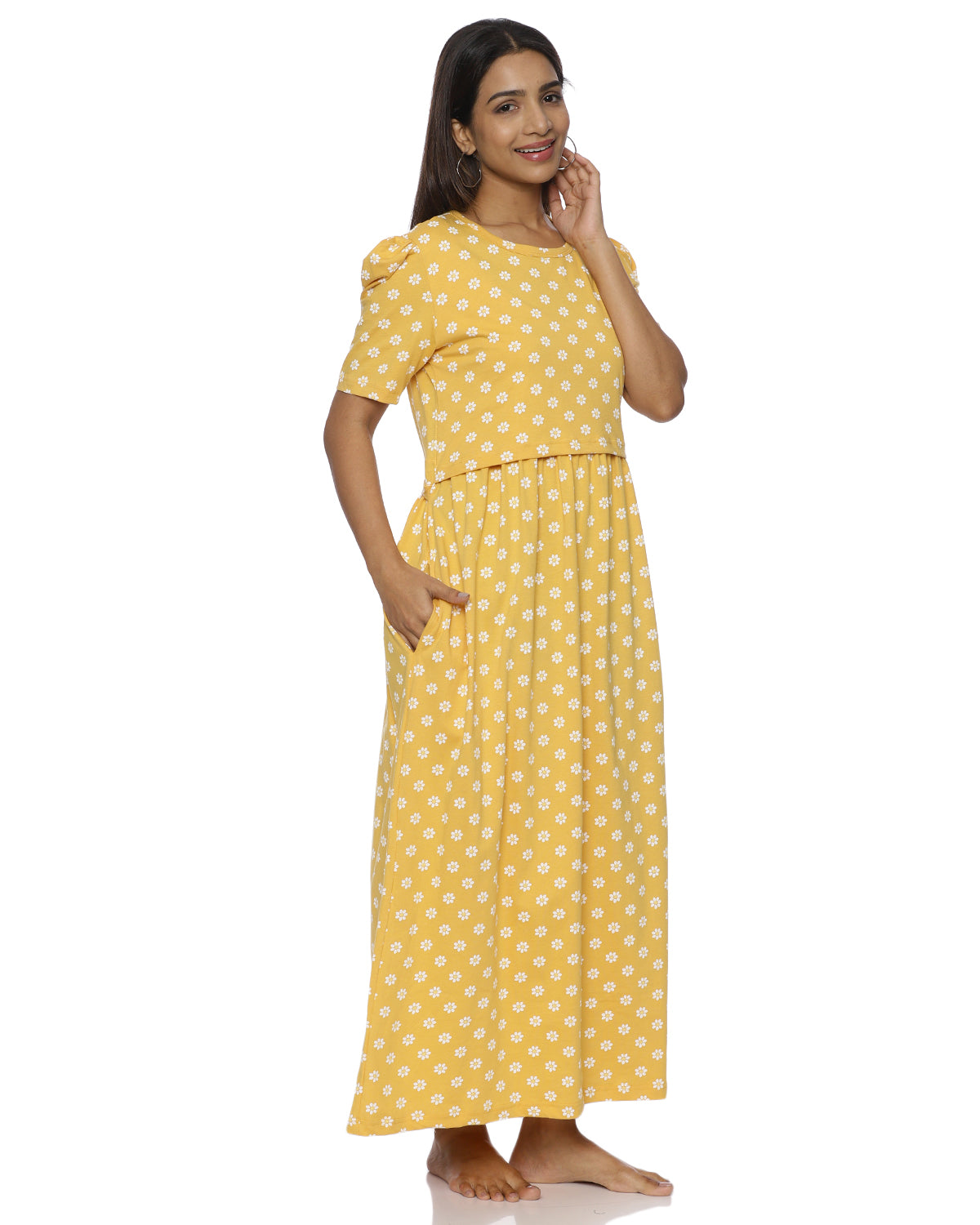 Golden days Zipless Maternity Loungewear ā Full Length