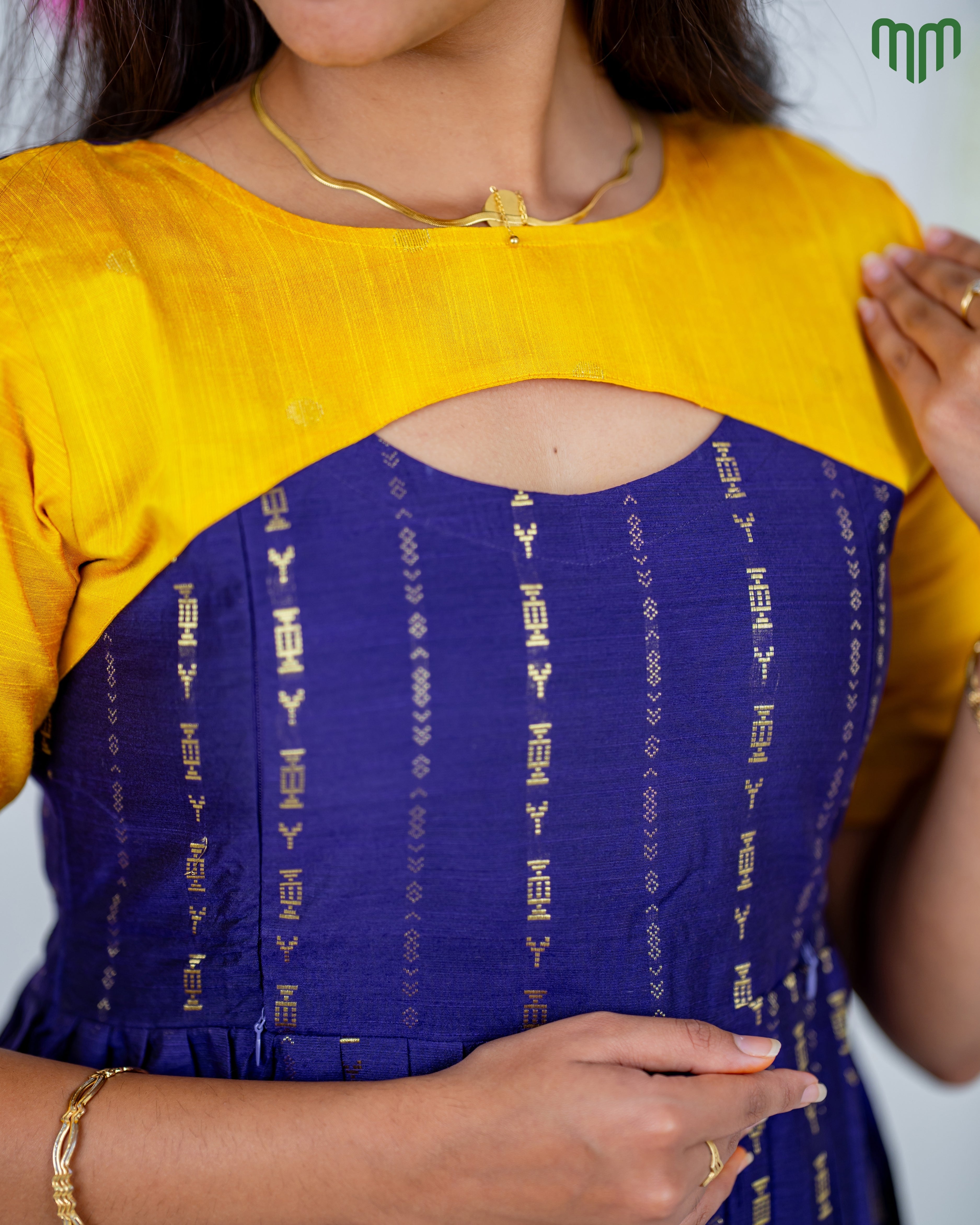 Manimegalai_V2 Maternity Maxi