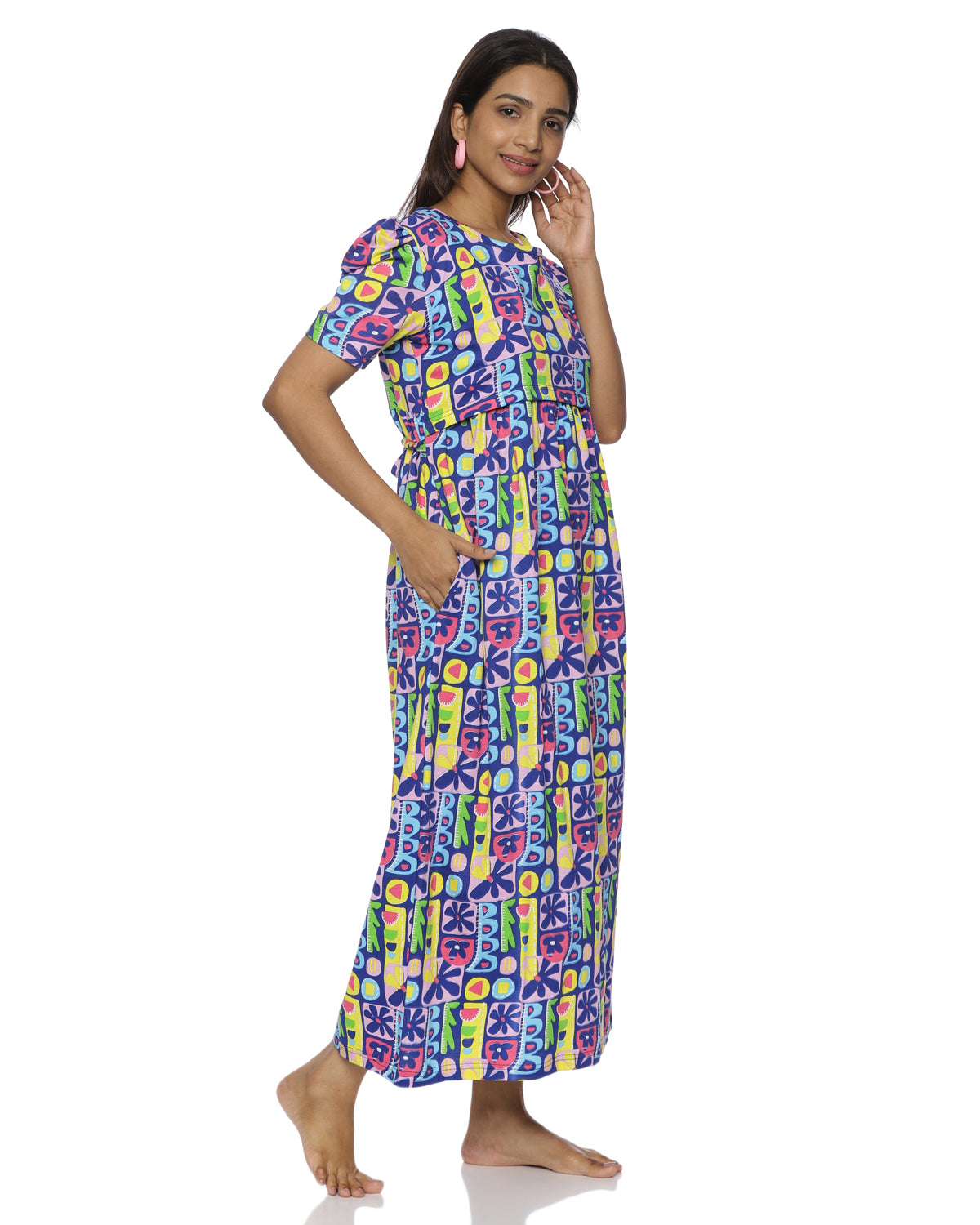 Qishen Zipless Maternity Loungewear ā Full Length