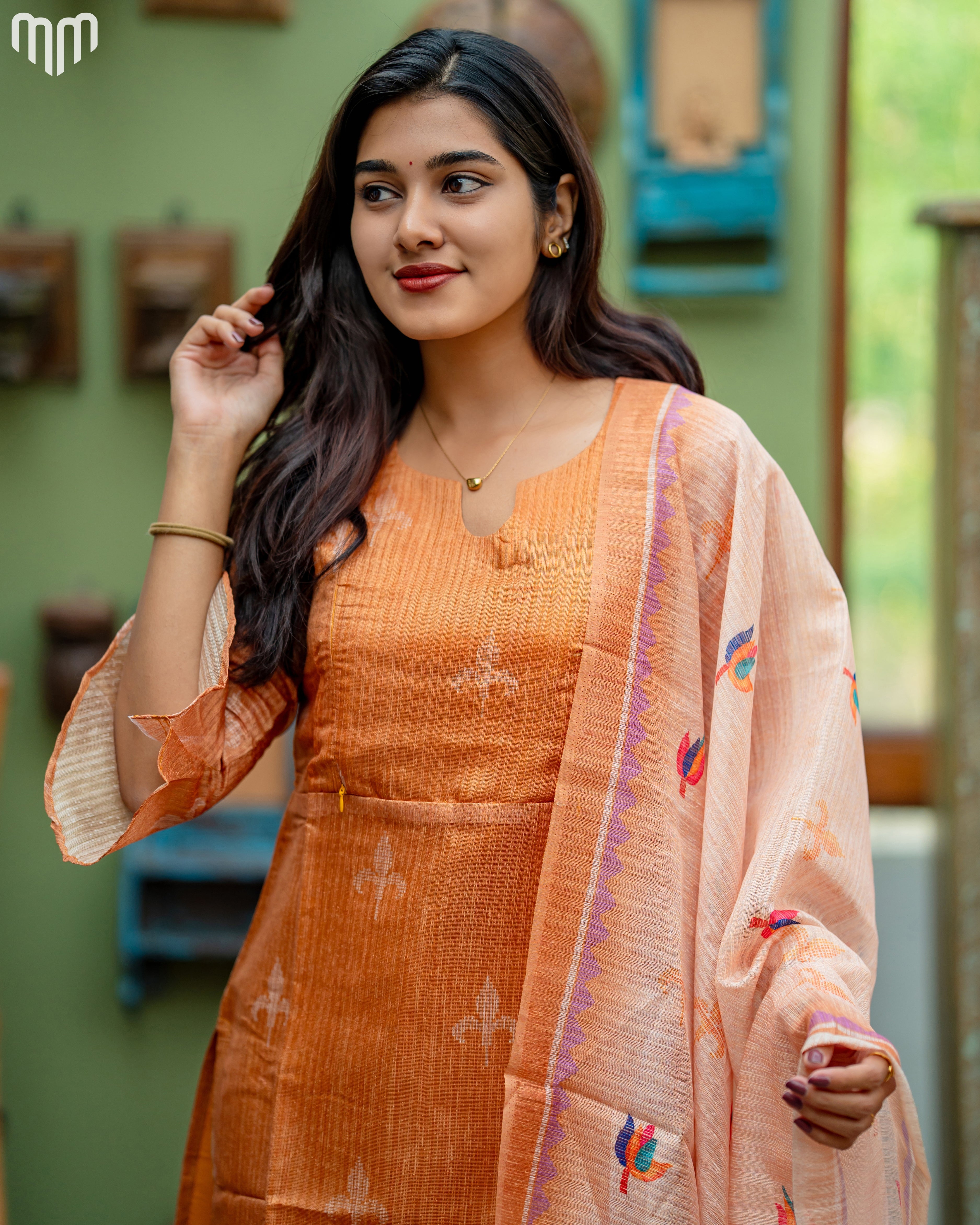 Vaagai_V1 Maternity Kurti Set