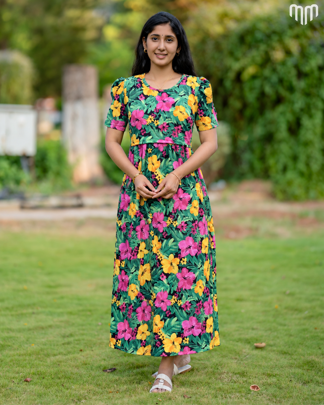 Tropical Fiesta Zipless Maternity Loungewear – Full Length