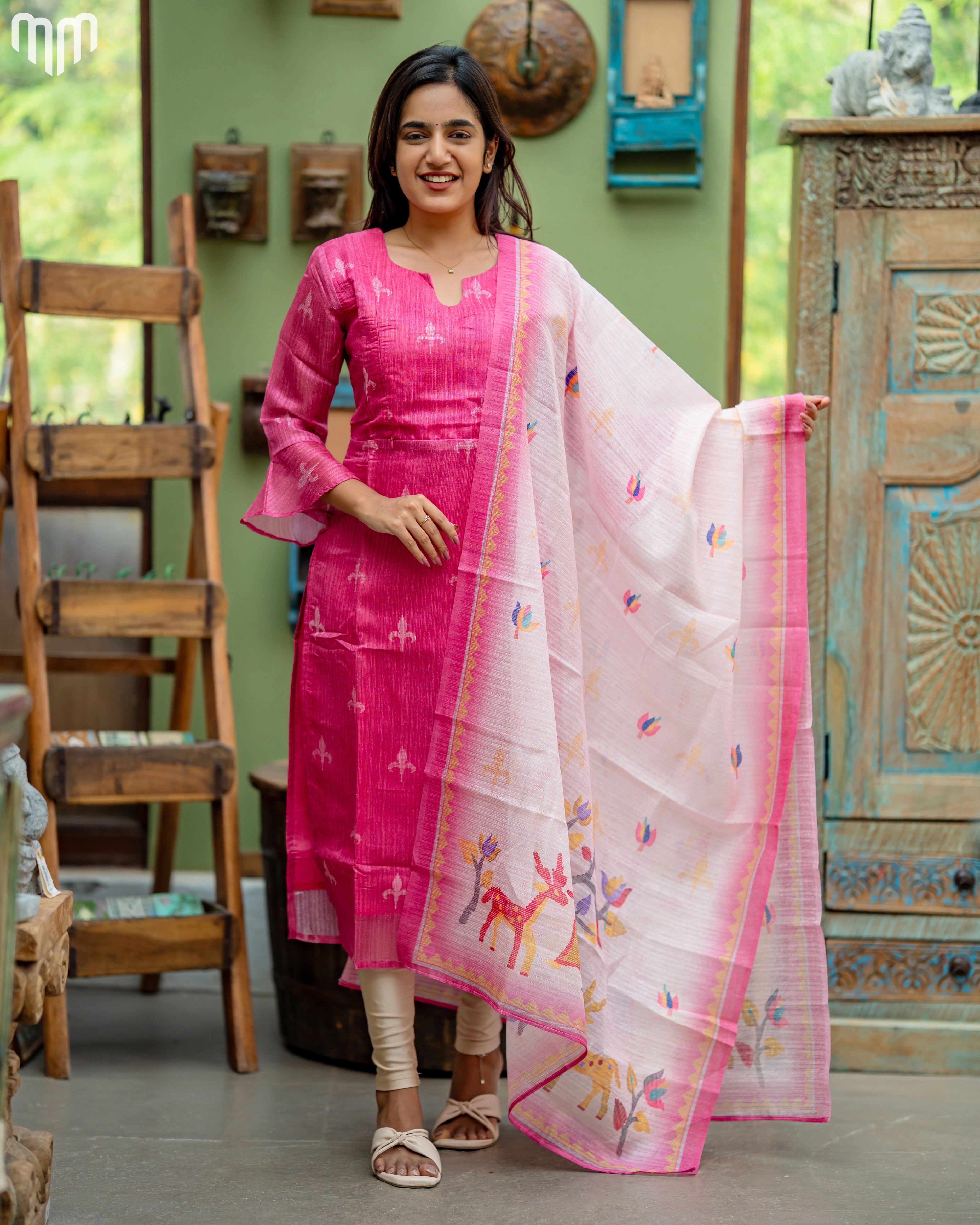 Vaagai_V2 Maternity Kurti Set