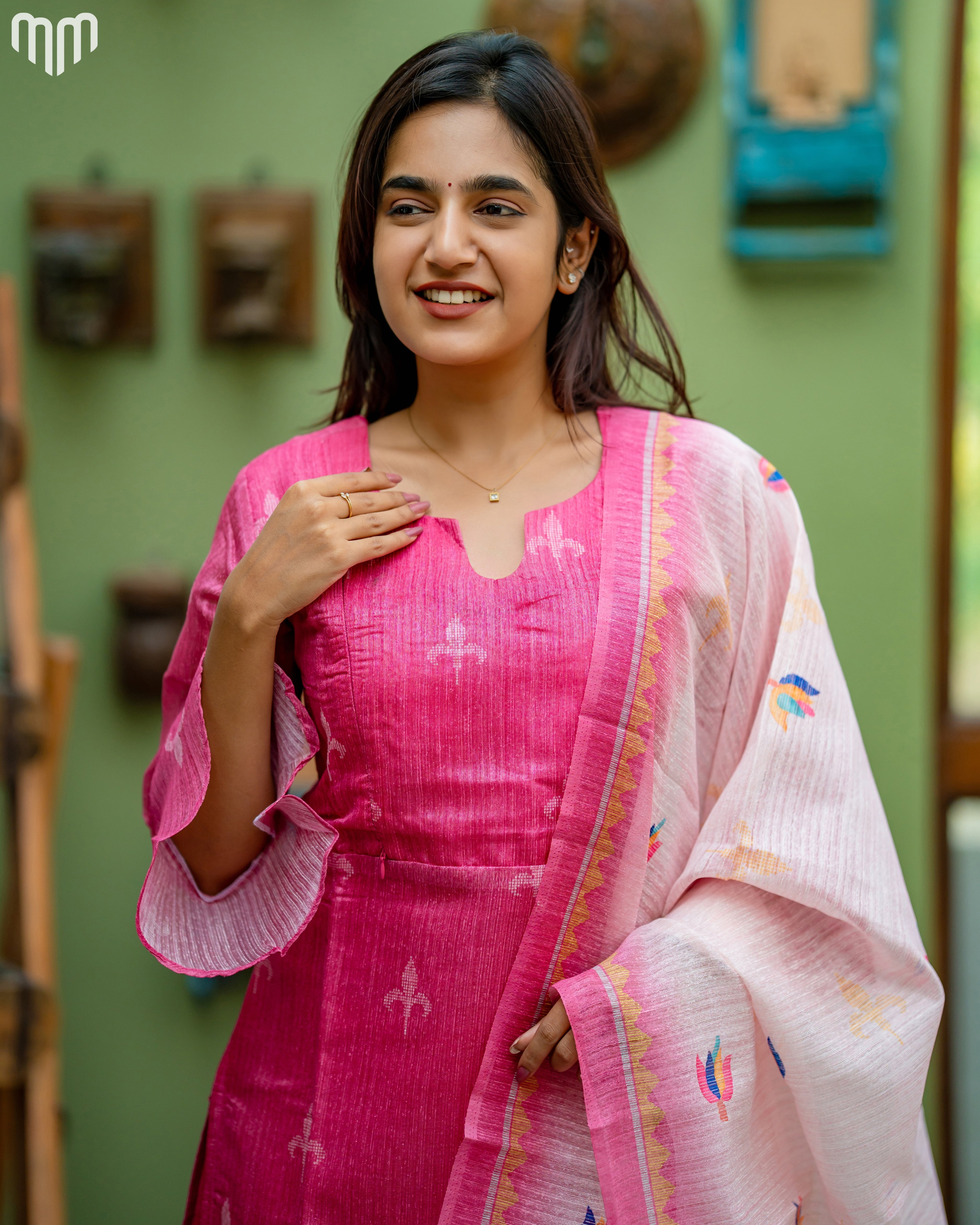 Vaagai_V2 Maternity Kurti Set