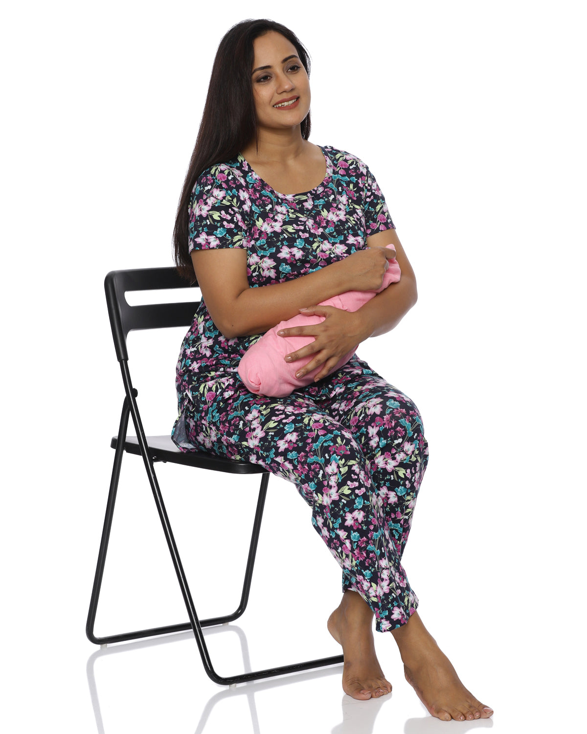 Mansi Zipless Feeding Pant Set