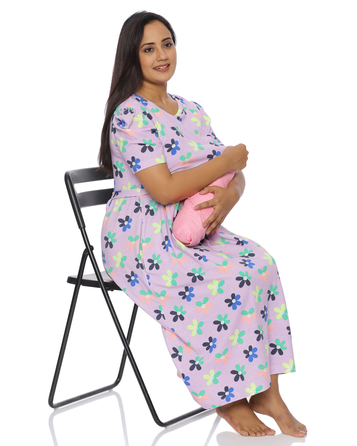 Prisha Zipless Maternity Loungewear – Calf Length