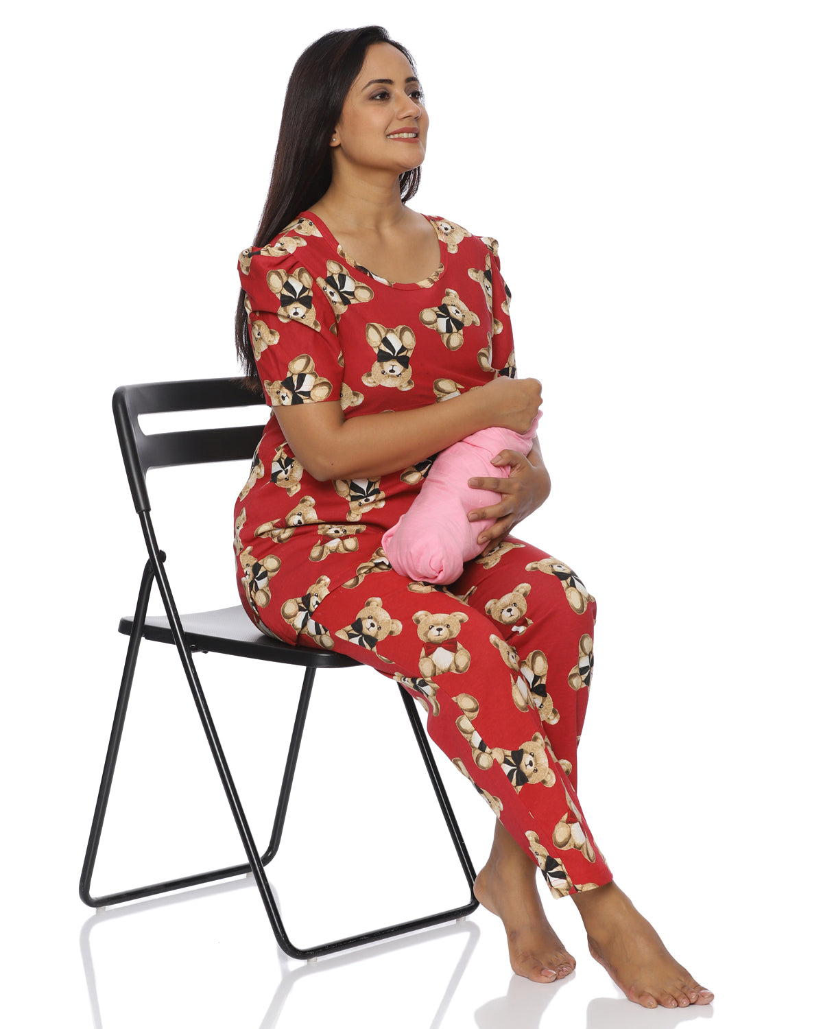 Teddy Zipless Feeding Pant Set