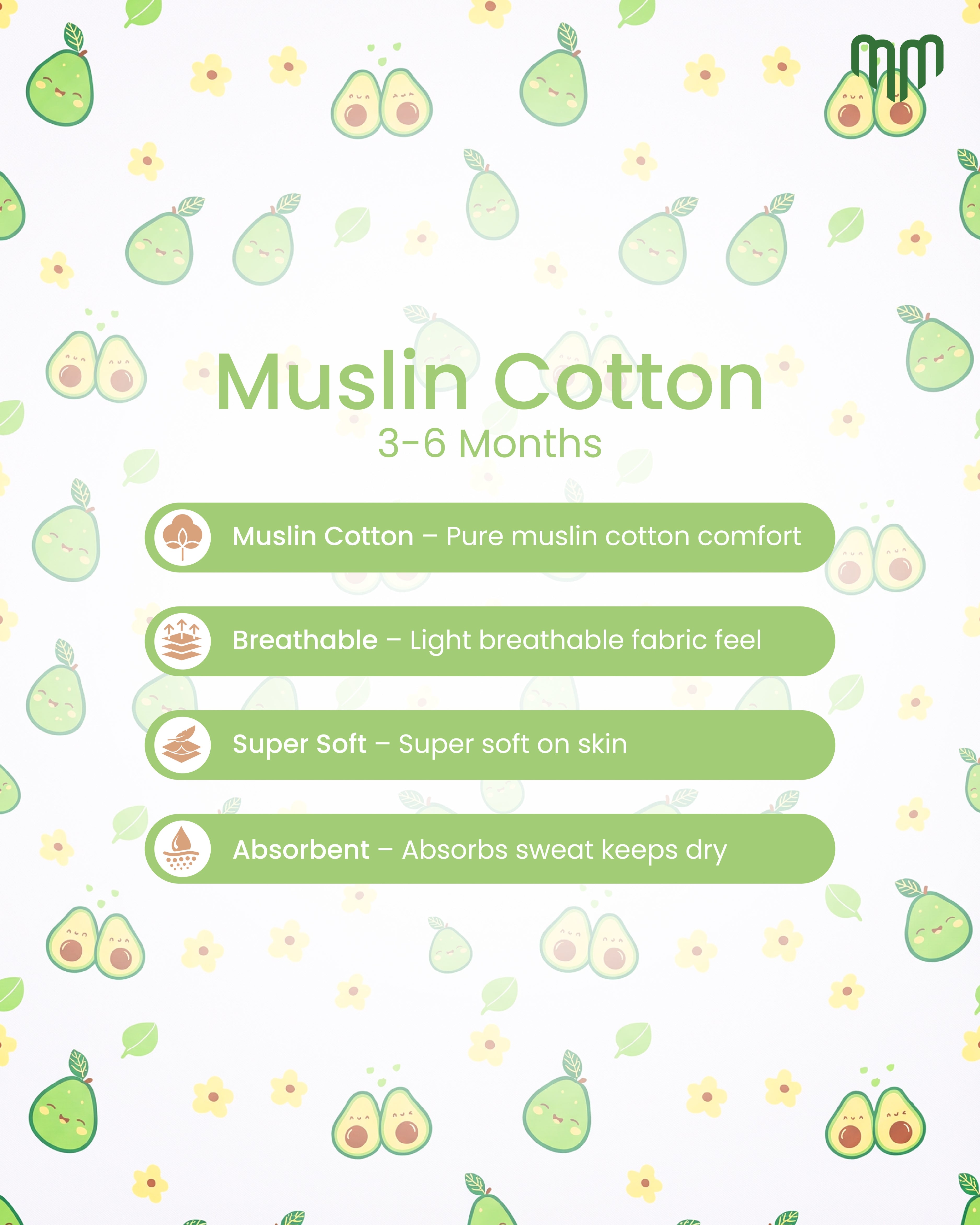 Little Avacoda Muslin Jabla