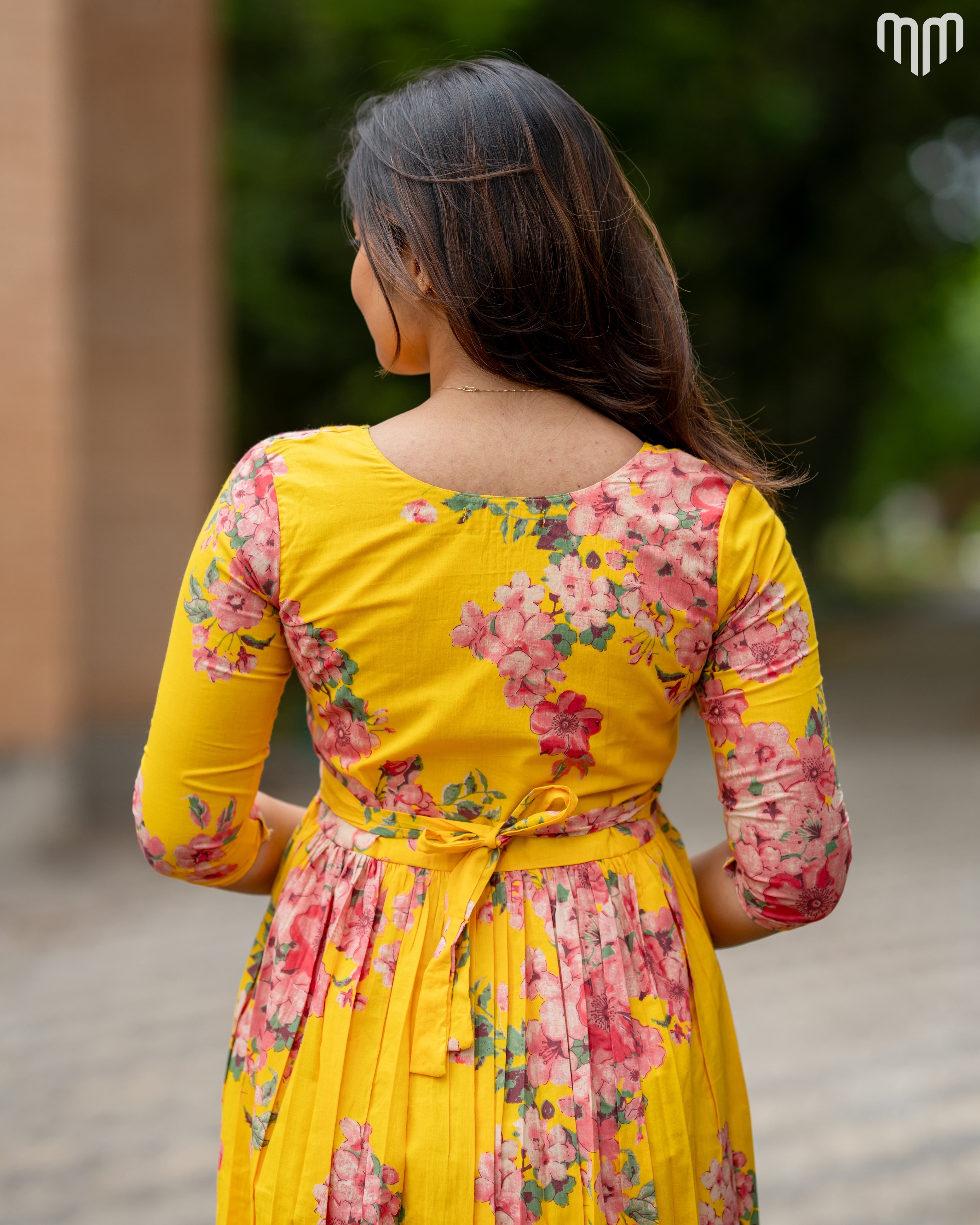 Blossom_yellow Maternity Maxi