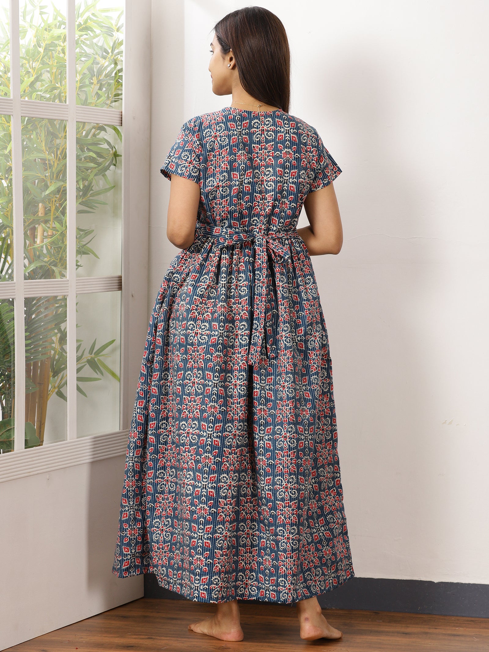 Kantha_V2 Feeding Night Maxi