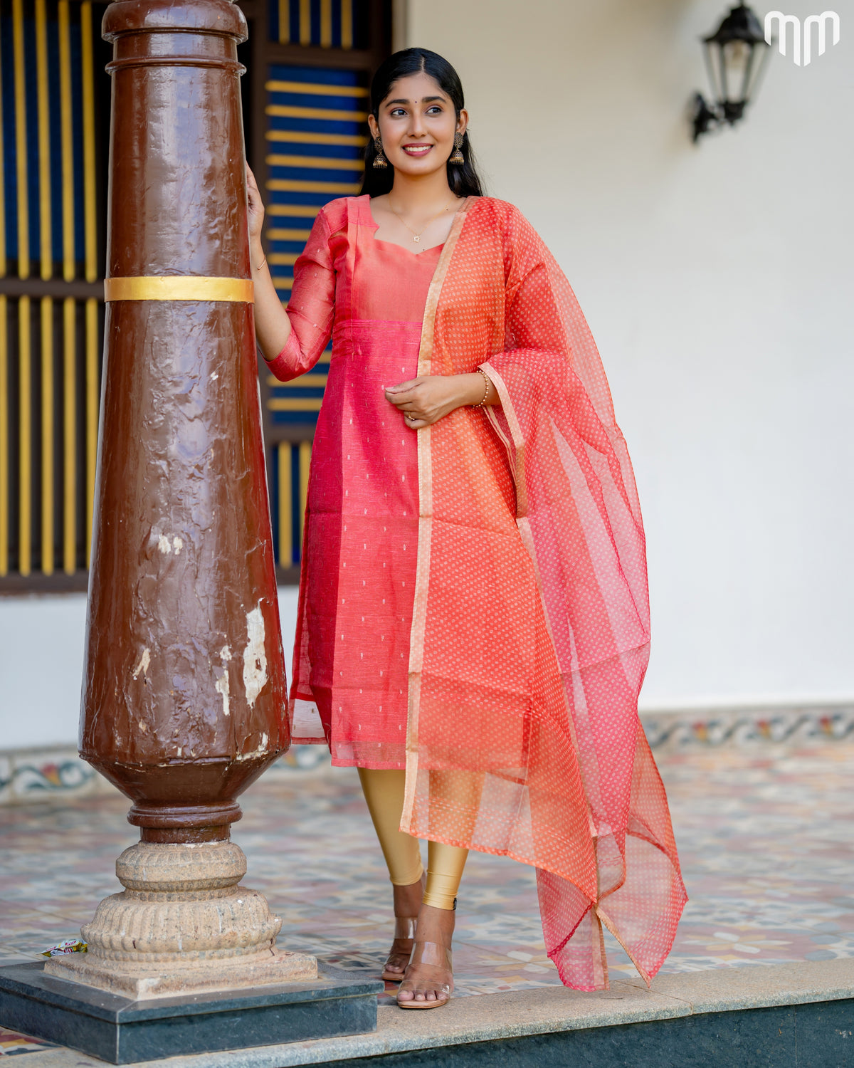 Tanya Maternity Kurti Set - Top with Cotton Lining & Dupatta