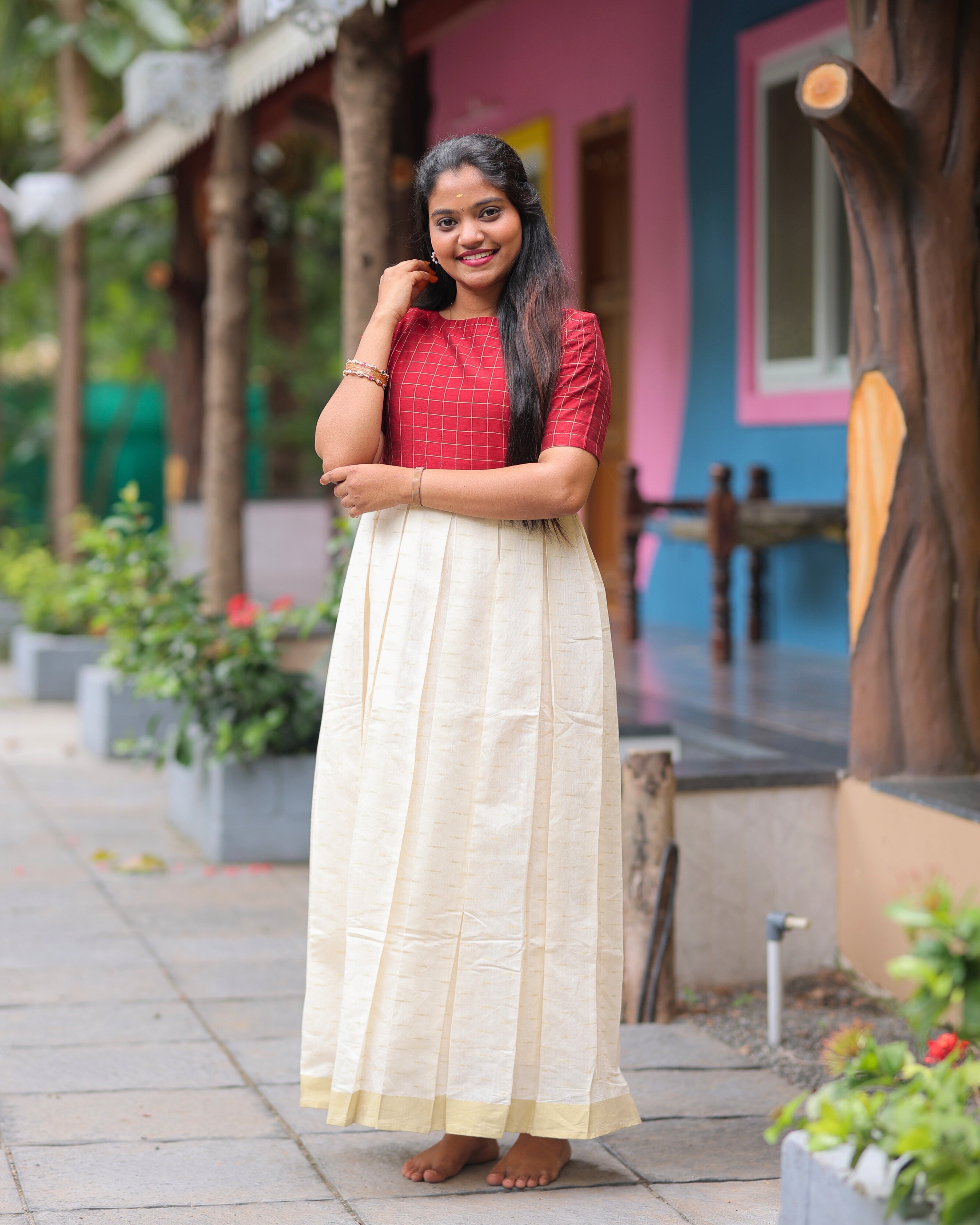 Onam_S1 Maternity Maxi