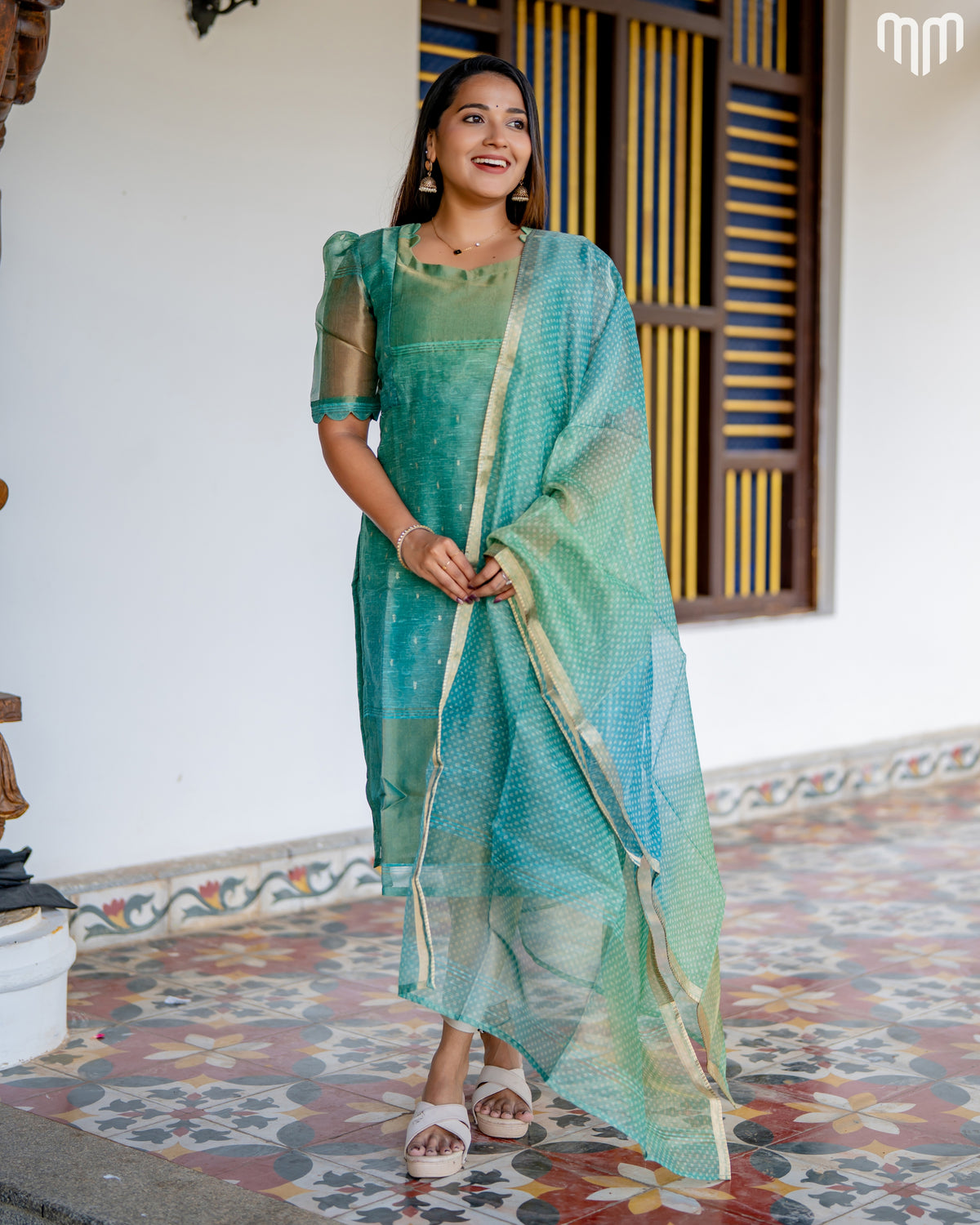 Anika Maternity Kurti Set - Top with Cotton Lining & Dupatta