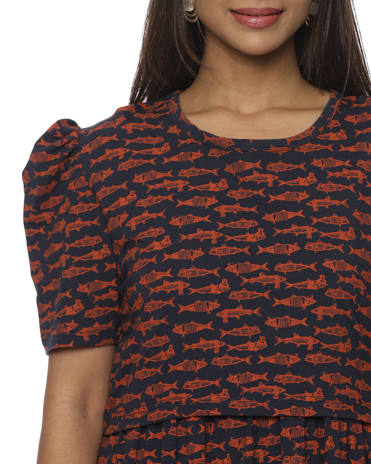 Fishy Zipless Maternity Loungewear ā Full Length