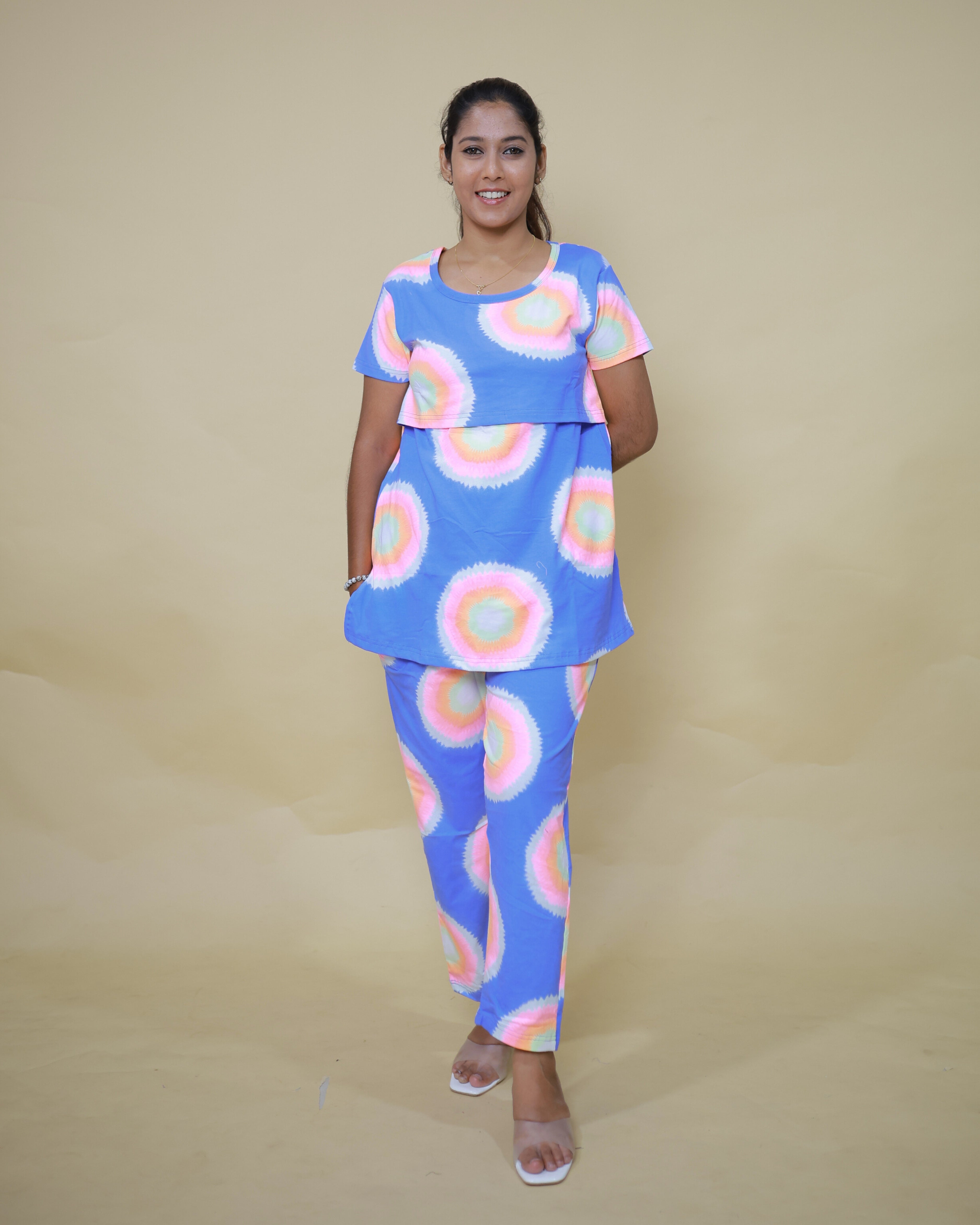 Medha Zipless Feeding Pant Set