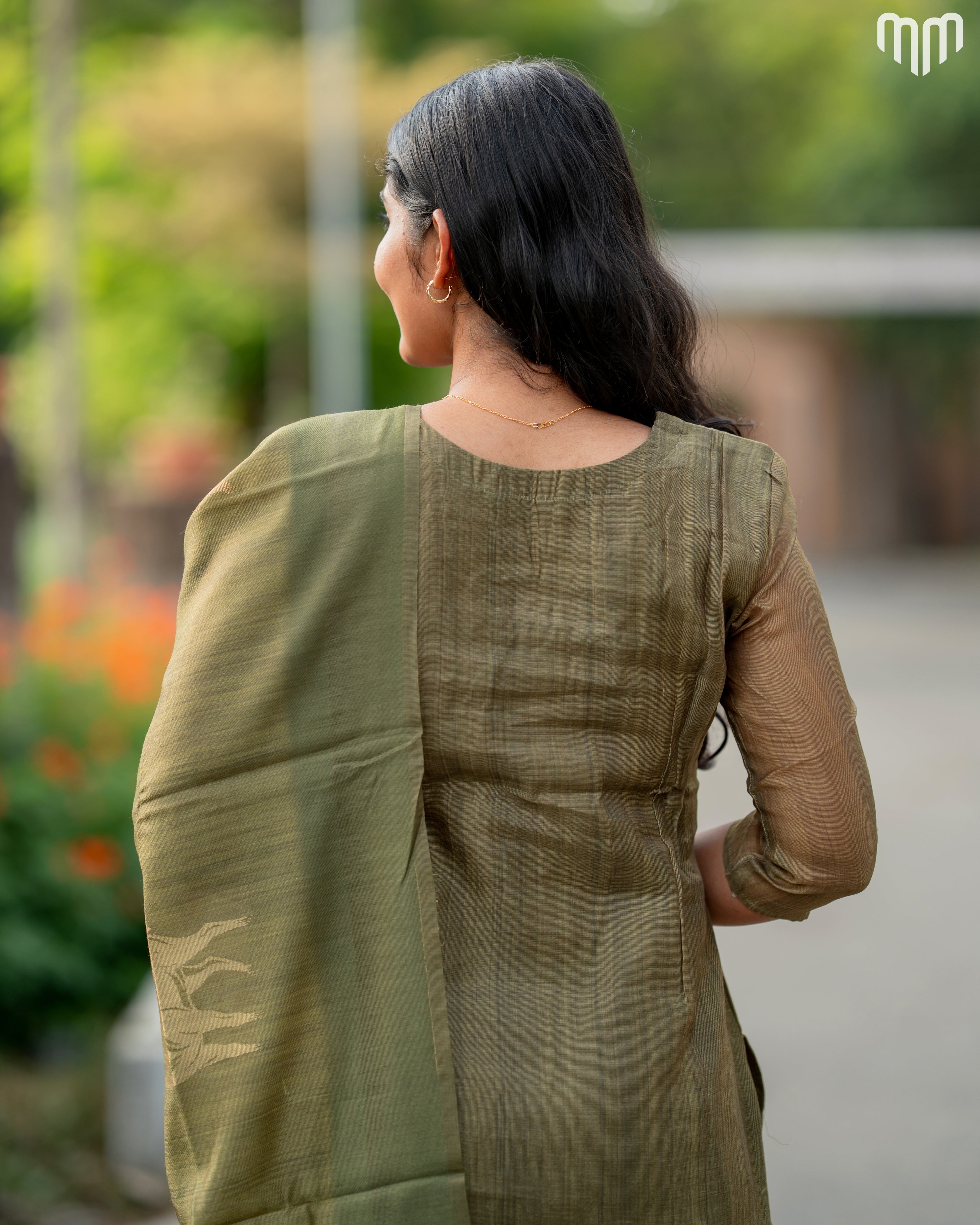 De_Olive Maternity Kurti Set - Top & Dupatta