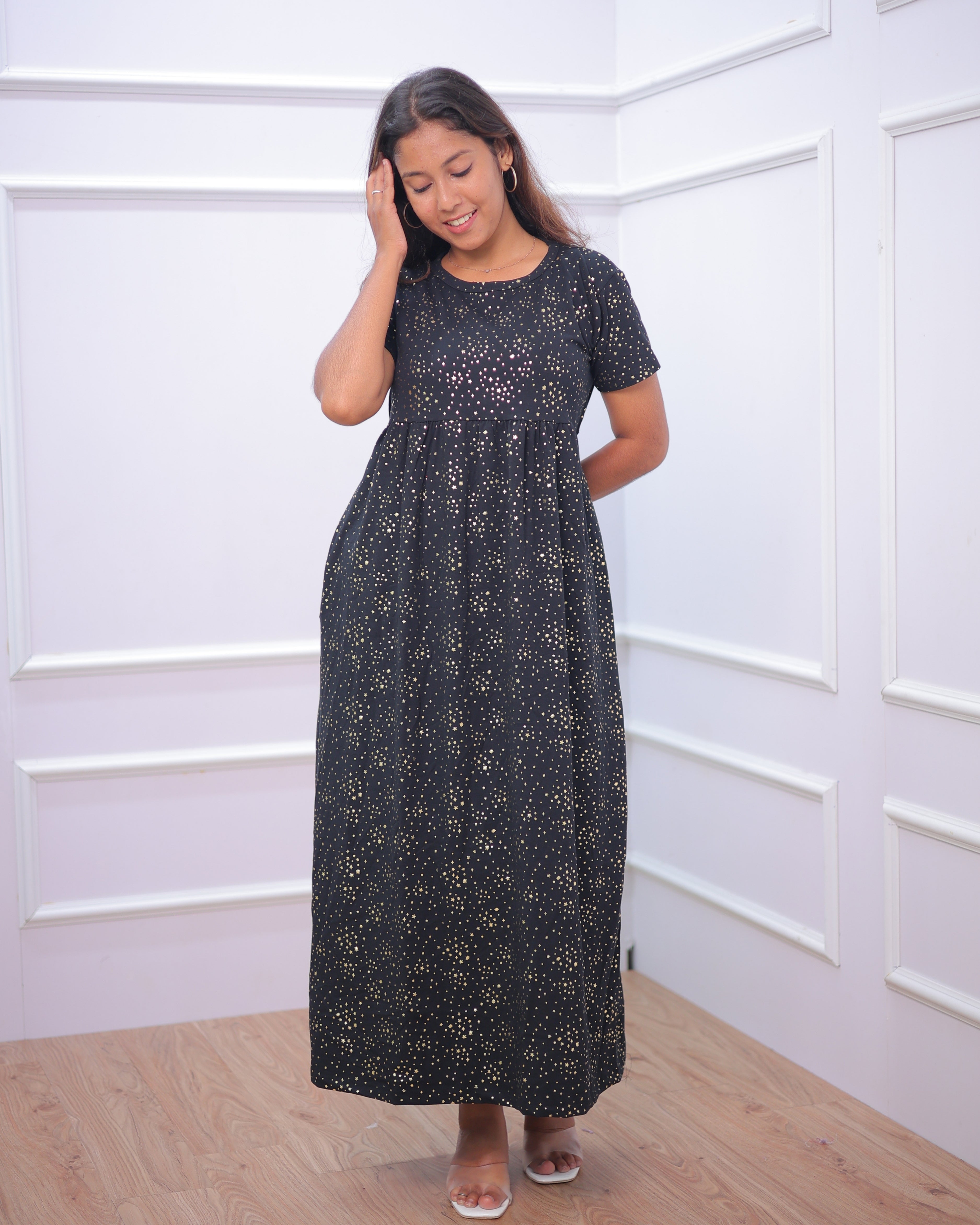 Glit Star | Casual Non-Maternity Loungewear - Normal Sleeve | Full Length